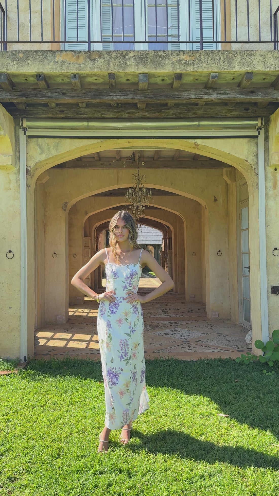 Carlia Maxi Dress - Botanical Bloom - Billy J