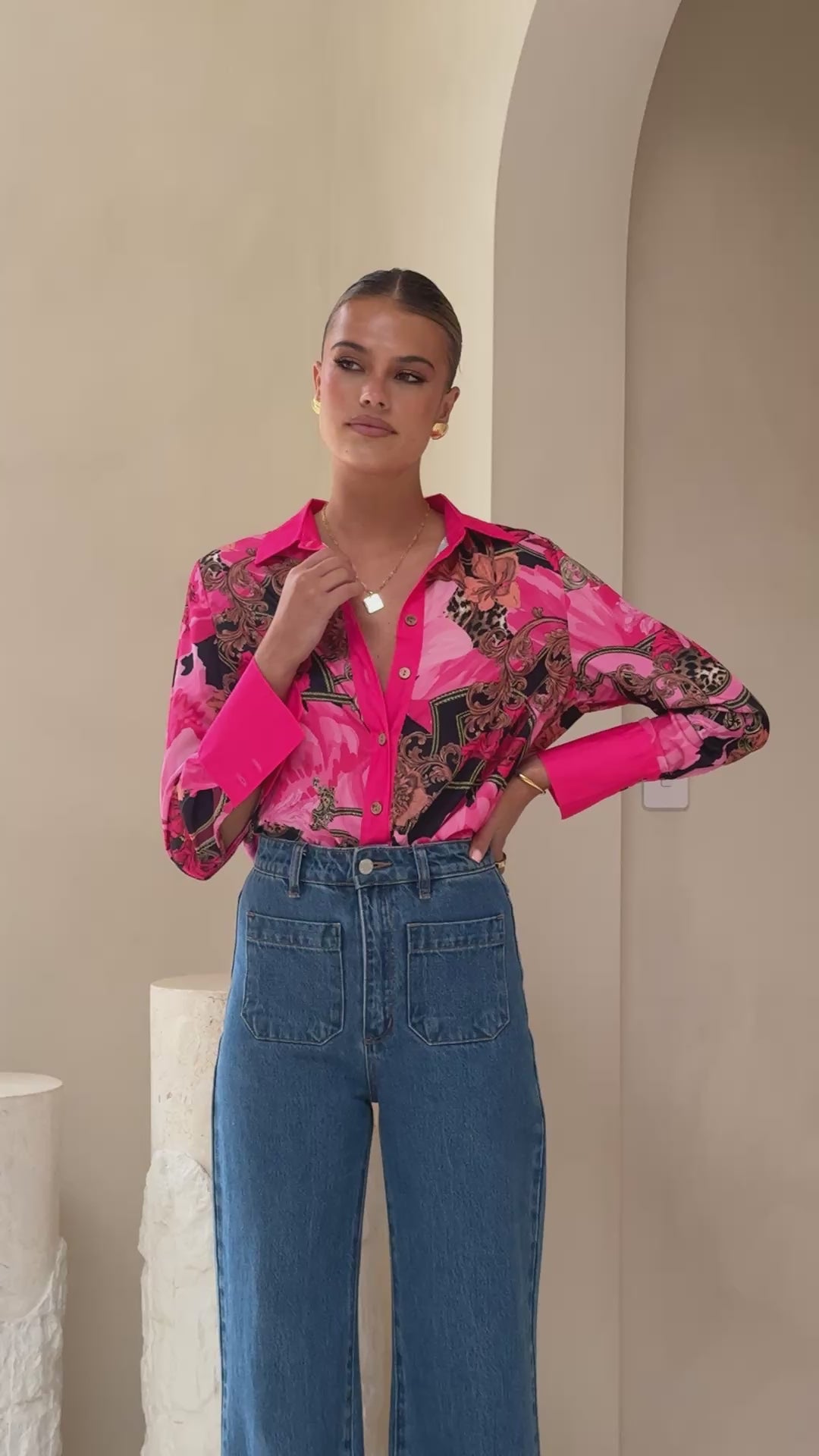 Lucinda Shirt - Pink - Billy J