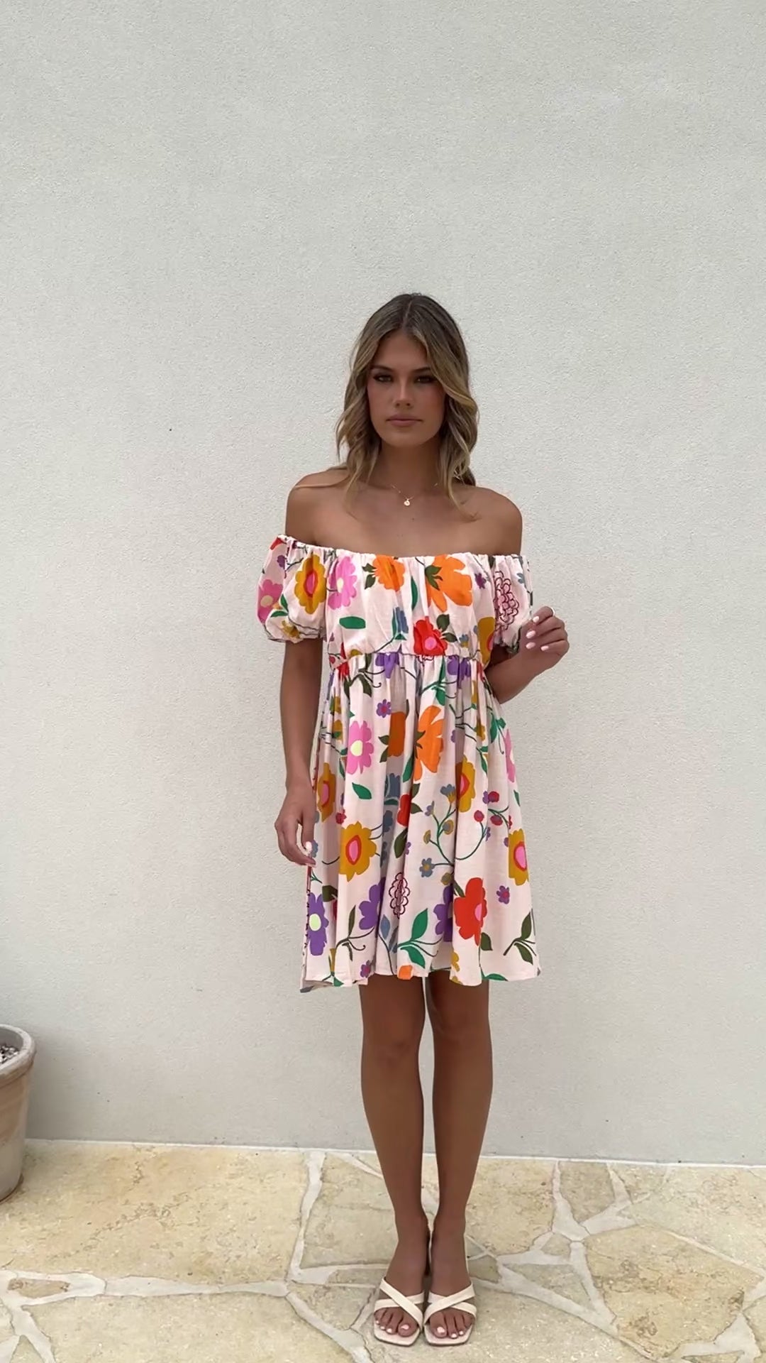 Caesarea Mini Dress - Amsterdam Print - Billy J