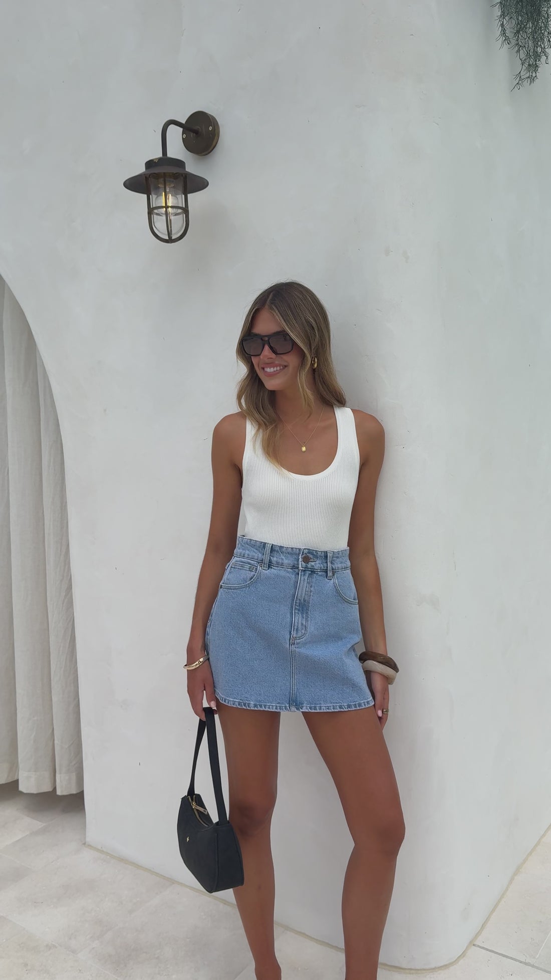 Abrand Aline Mini Skirt - Kaia - Billy J