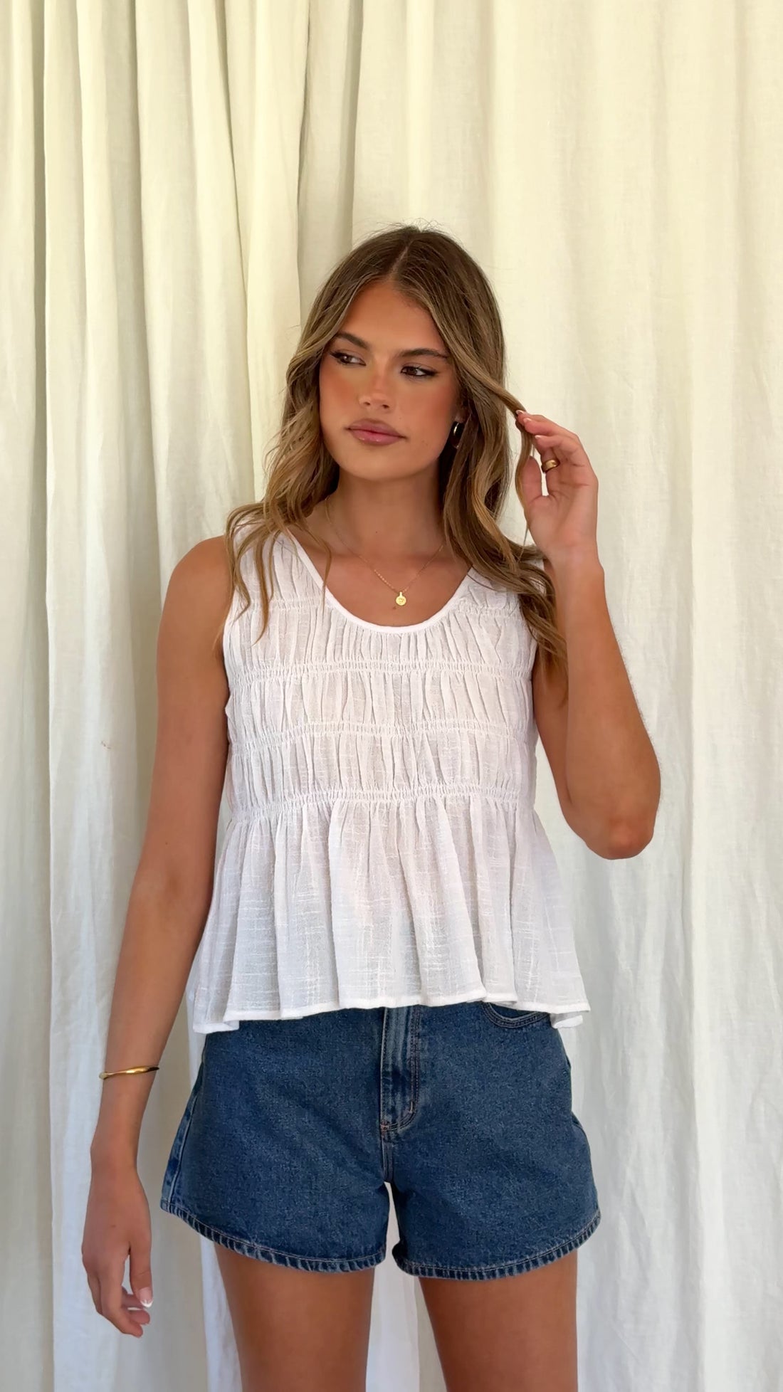 Rya Top - White - Billy J