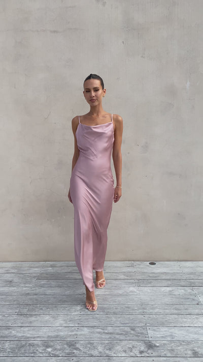 Load and play video in Gallery viewer, Willow Maxi Dress - Dusty Pink - Billy J
