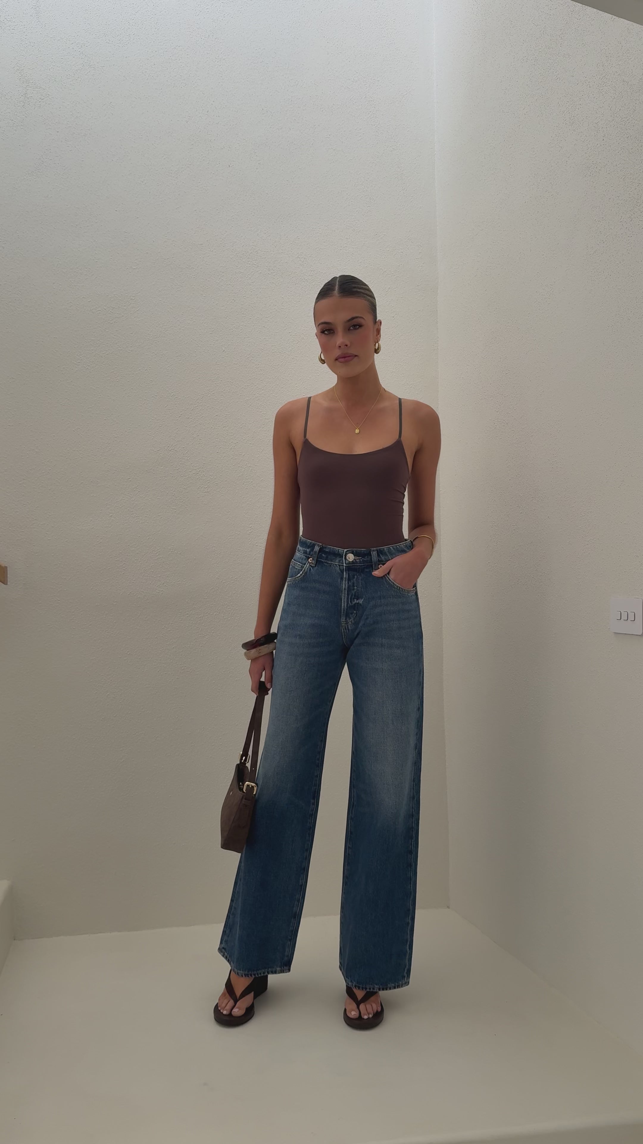 Load video: Rollas Kate Baggy Jean - Paris Texas - Billy J