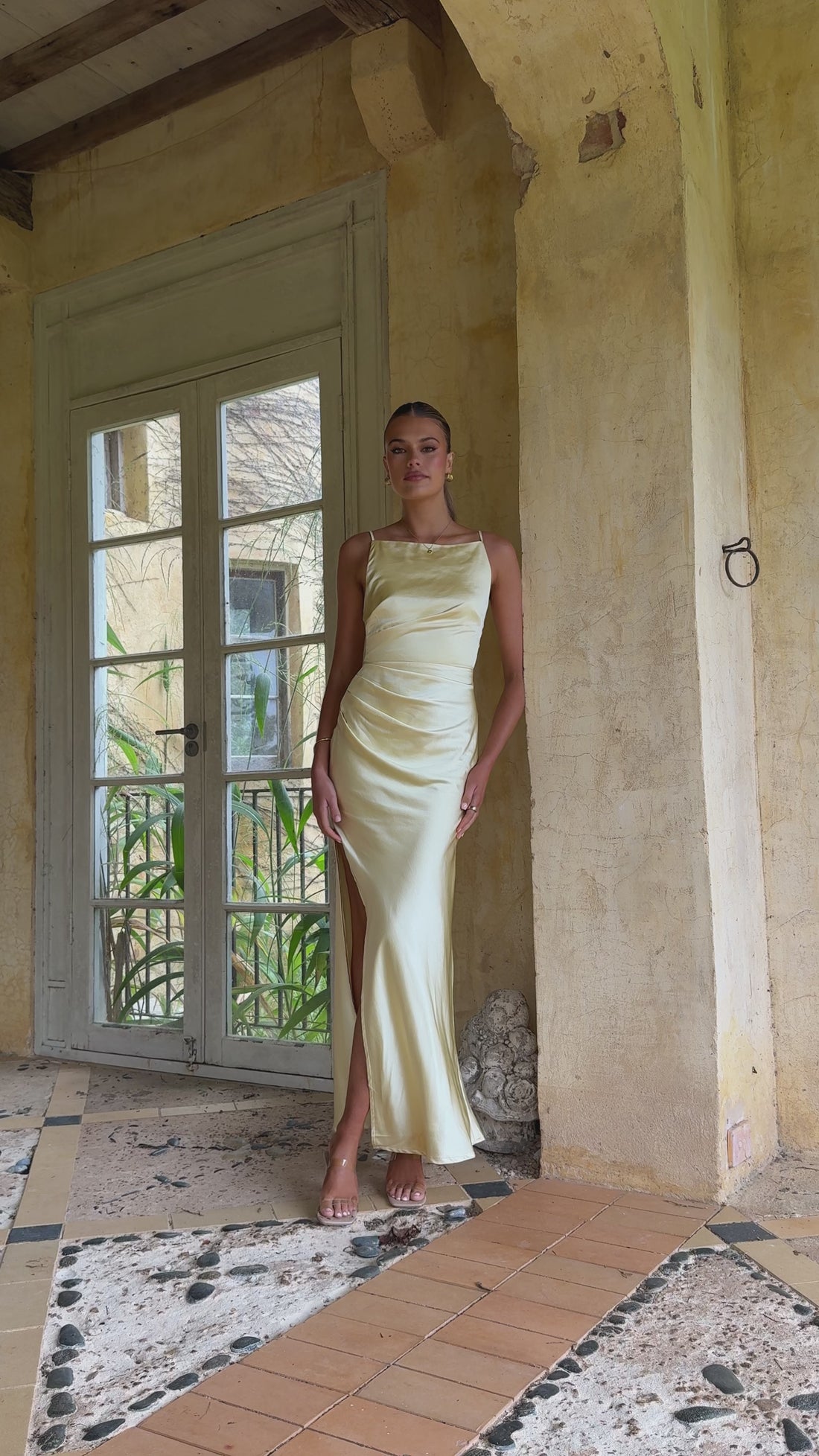 Ava Maxi Dress - Yellow - Billy J