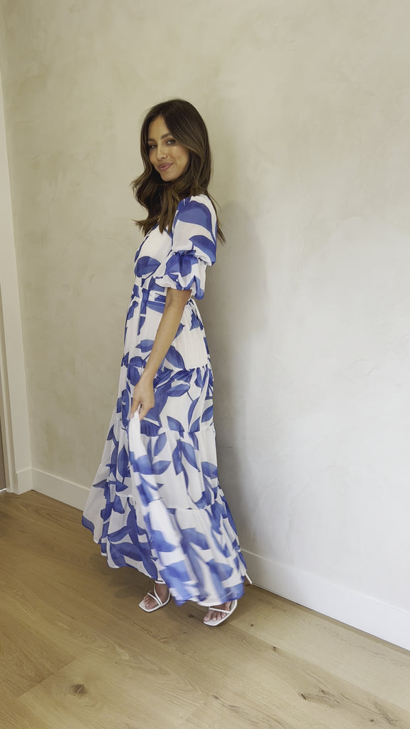 Peneople Midi Dress - Blue - Billy J