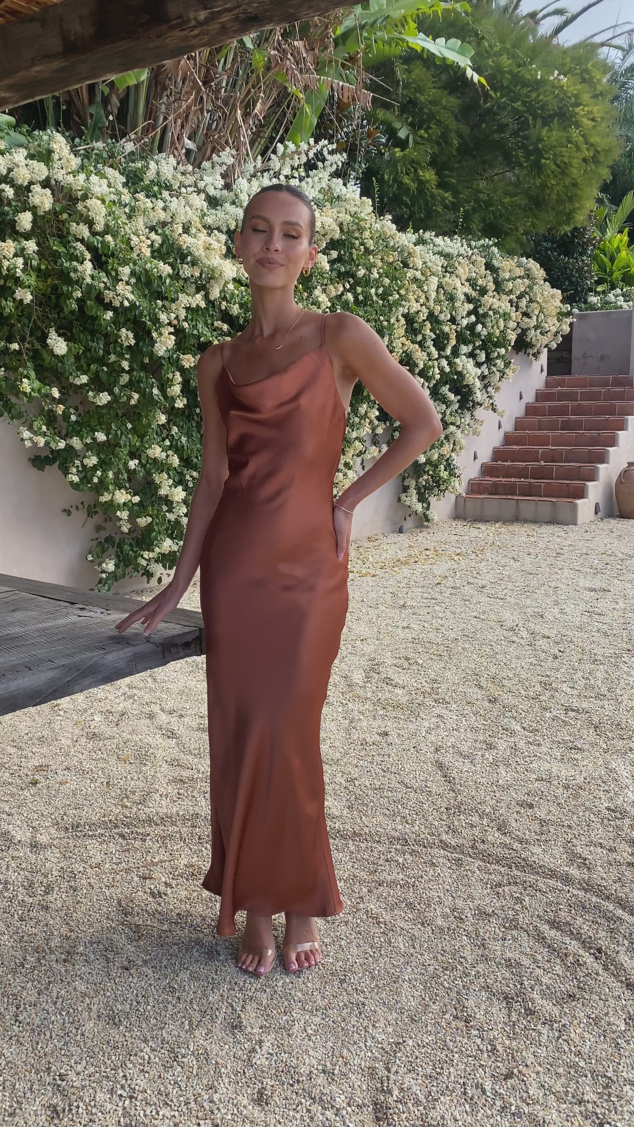 Willow Maxi Dress - Copper - Billy J