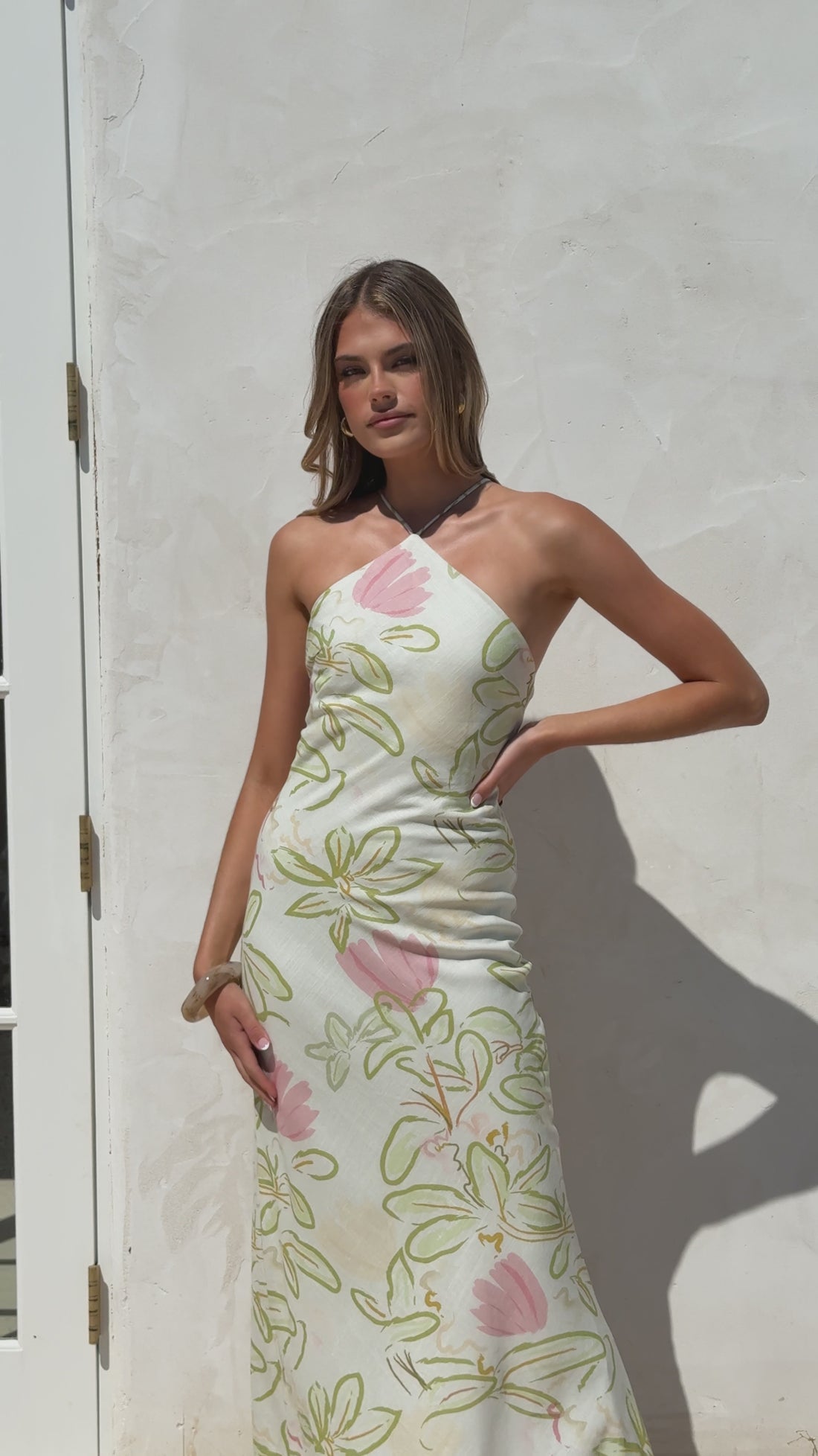 Chiara Maxi Dress - Primavera Print - Billy J