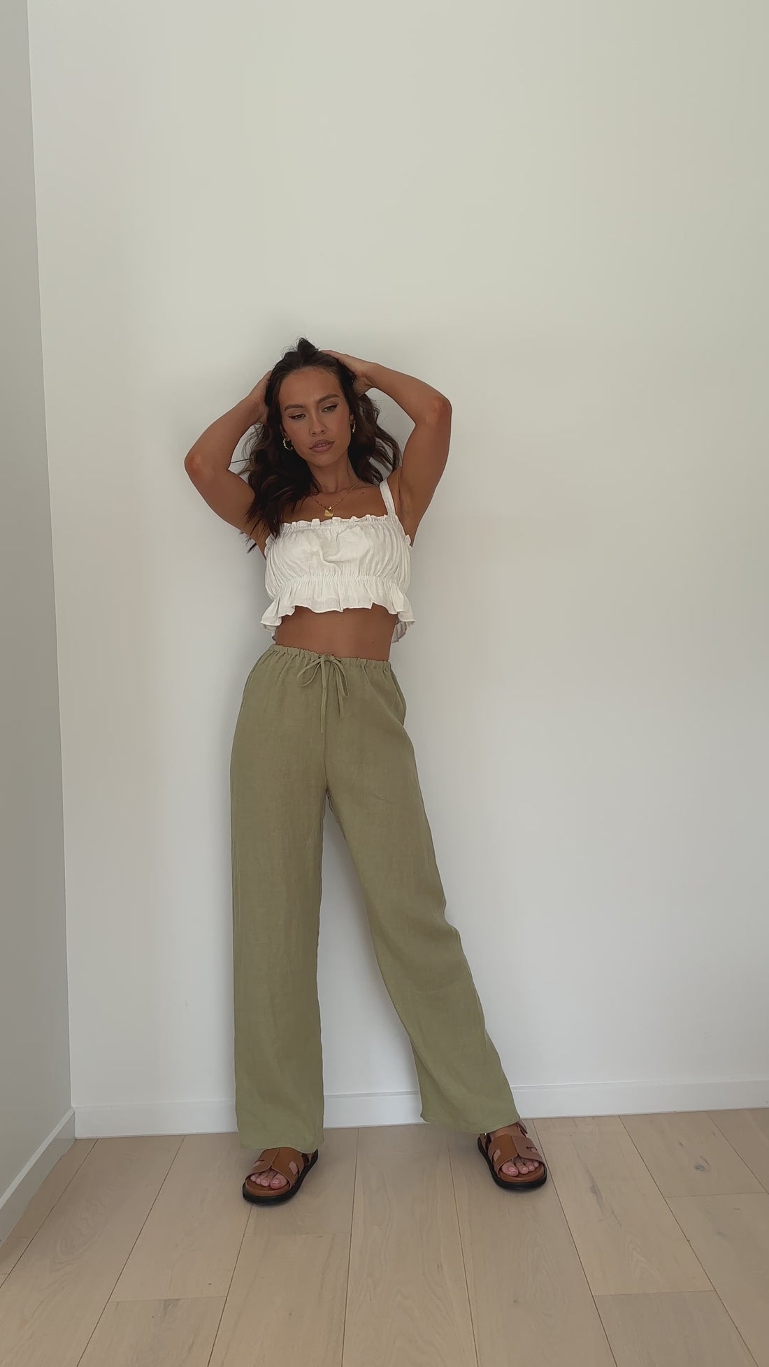 Maliena Pants - Sage - Billy J