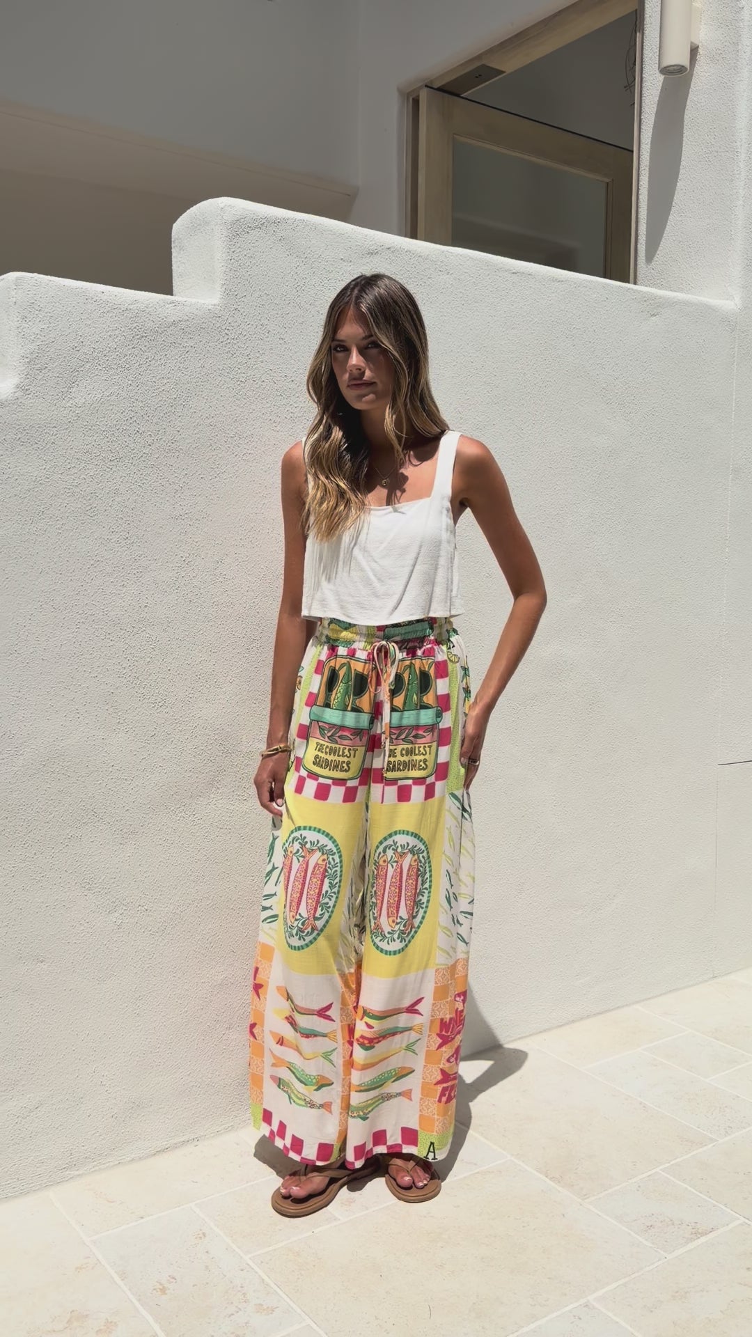 Zennifer Pants - Sardinia Print - Billy J