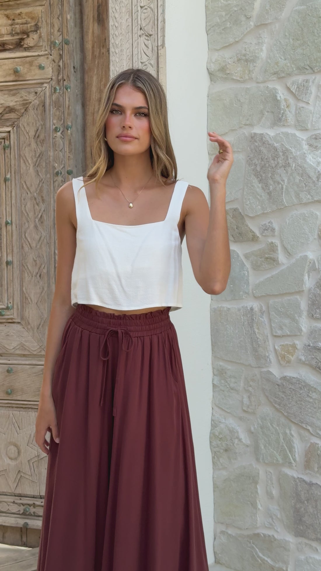 Belinda Pants - Chocolate - Billy J