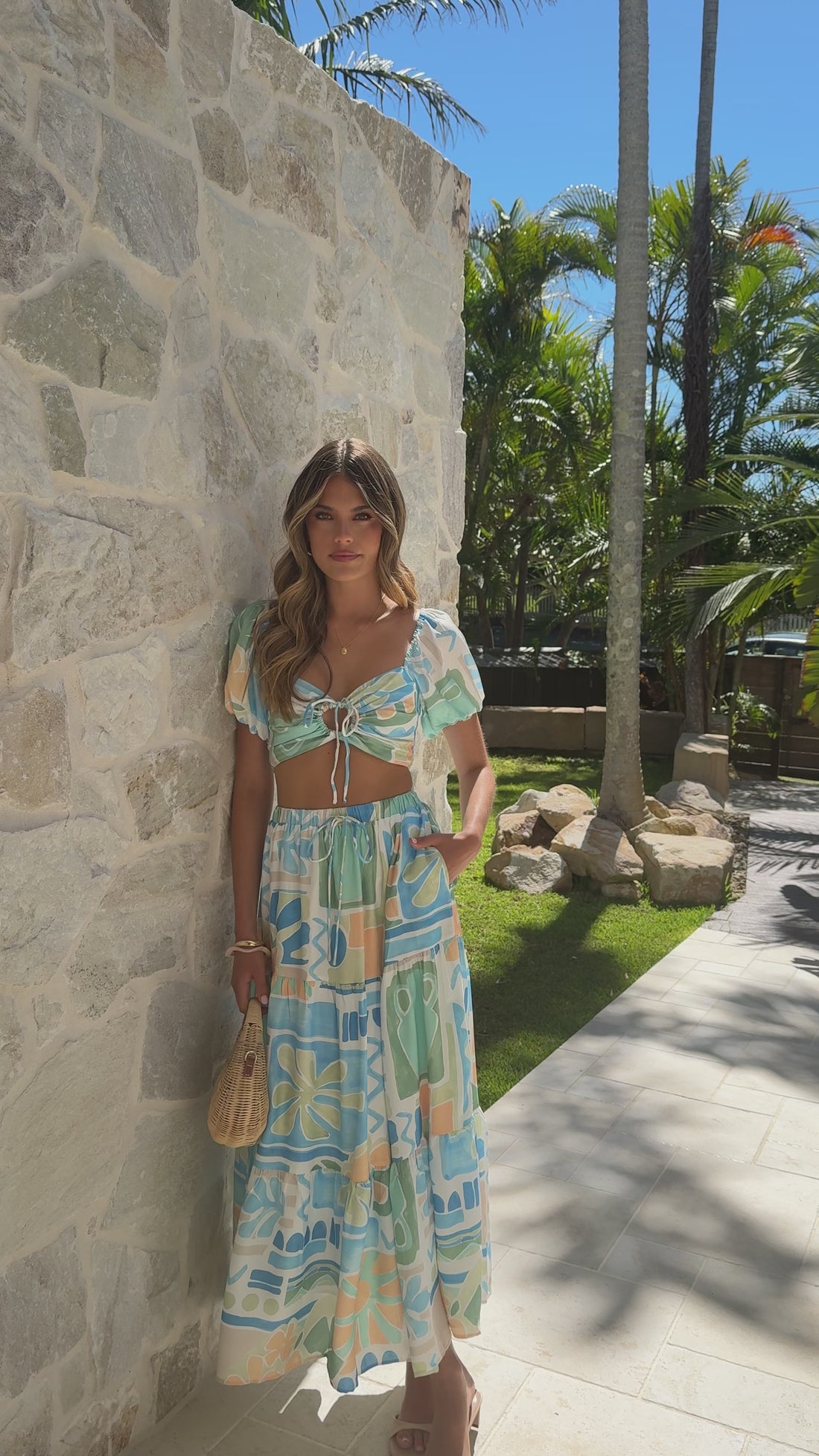 Vida Maxi Skirt - Summer Breeze - Billy J