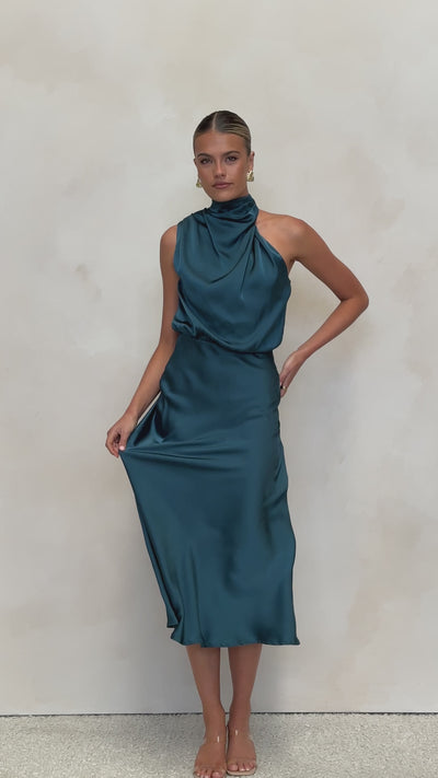 Load and play video in Gallery viewer, Esther Maxi Dress - Teal
