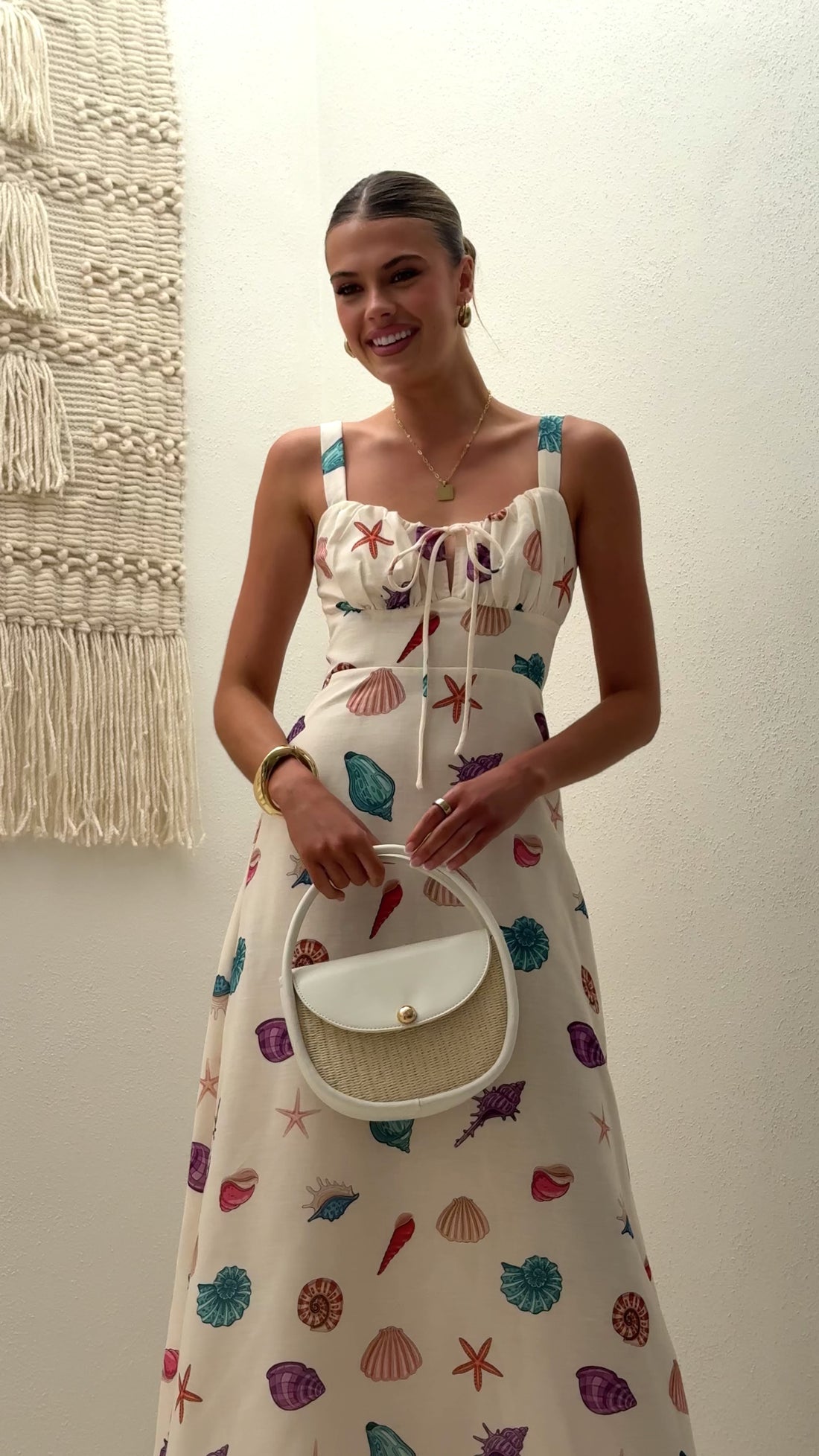 Airlie Maxi Dress - Shell Print - Billy J