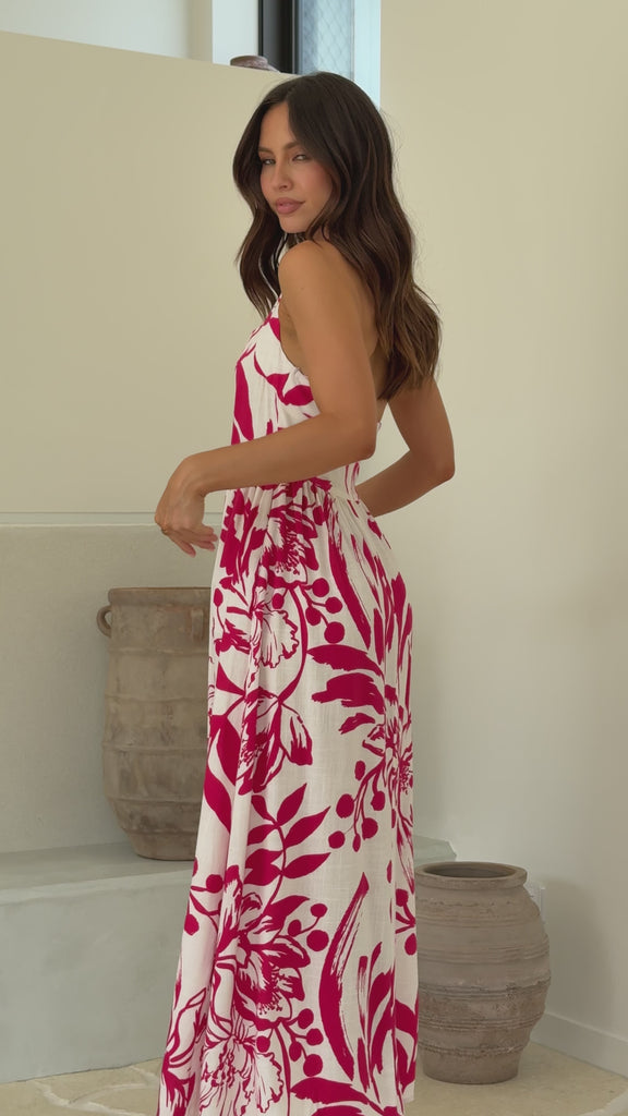 Sloane Maxi Dress - Rosalind Print - Billy J