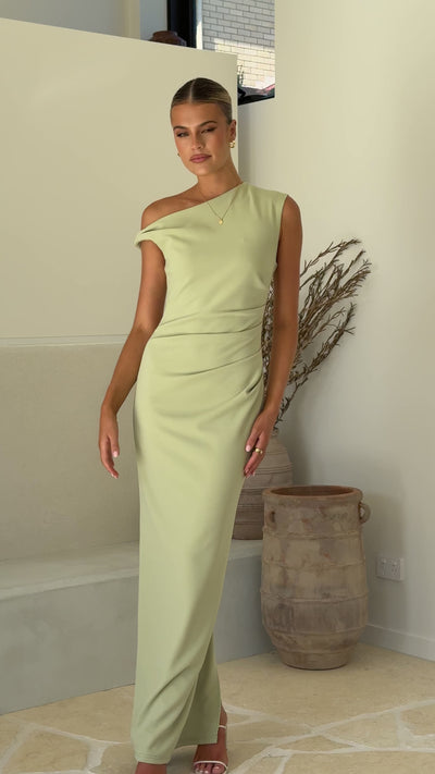 Load and play video in Gallery viewer, Lilah Maxi Dress - Sage - Billy J
