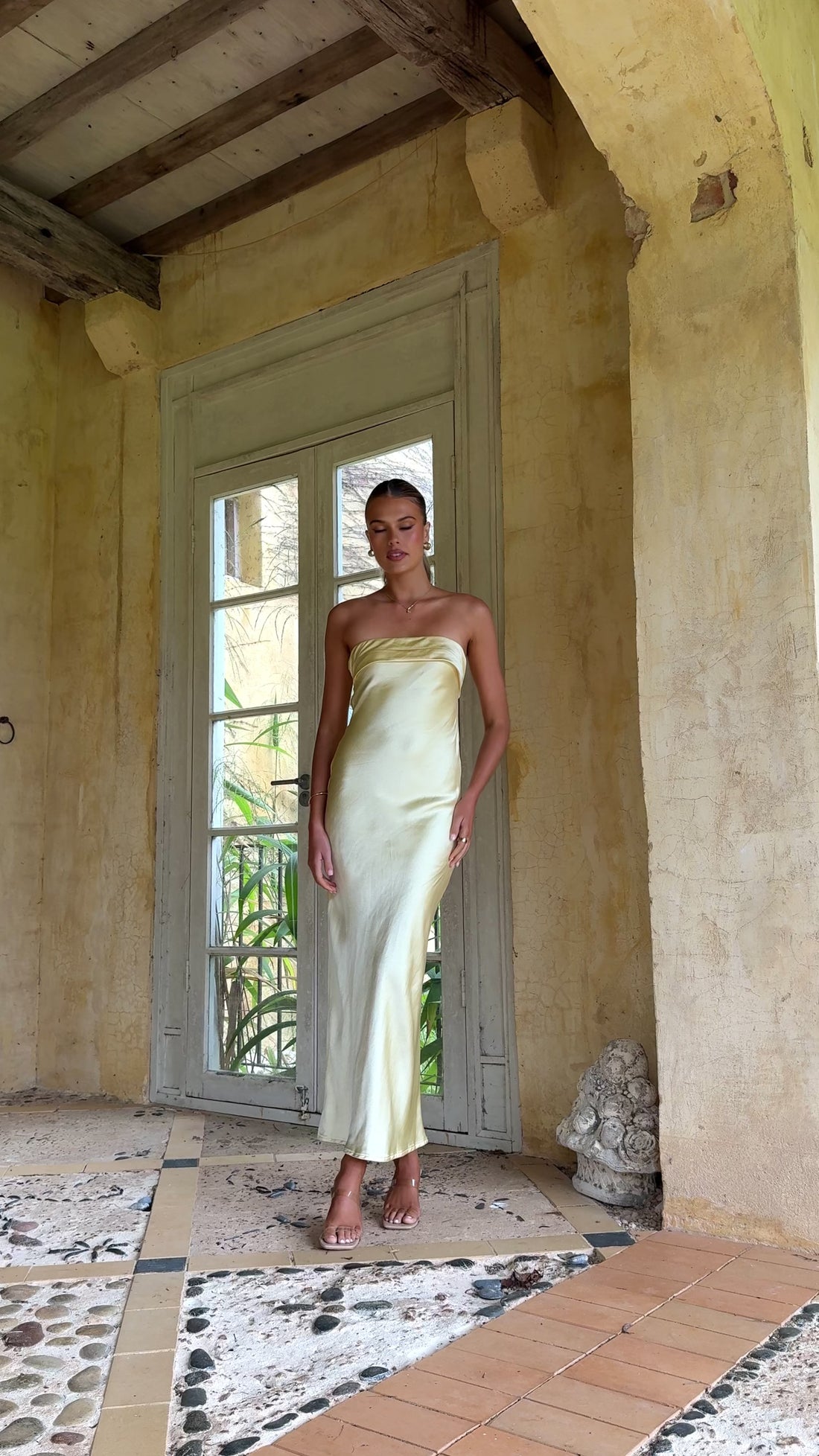 Gisele Maxi Dress - Yellow - Billy J