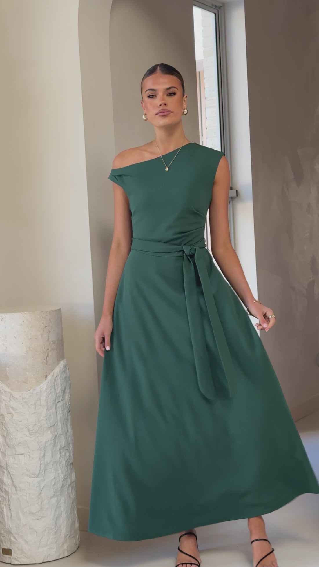 Gemma Maxi Dress - Emerald Green - Billy J