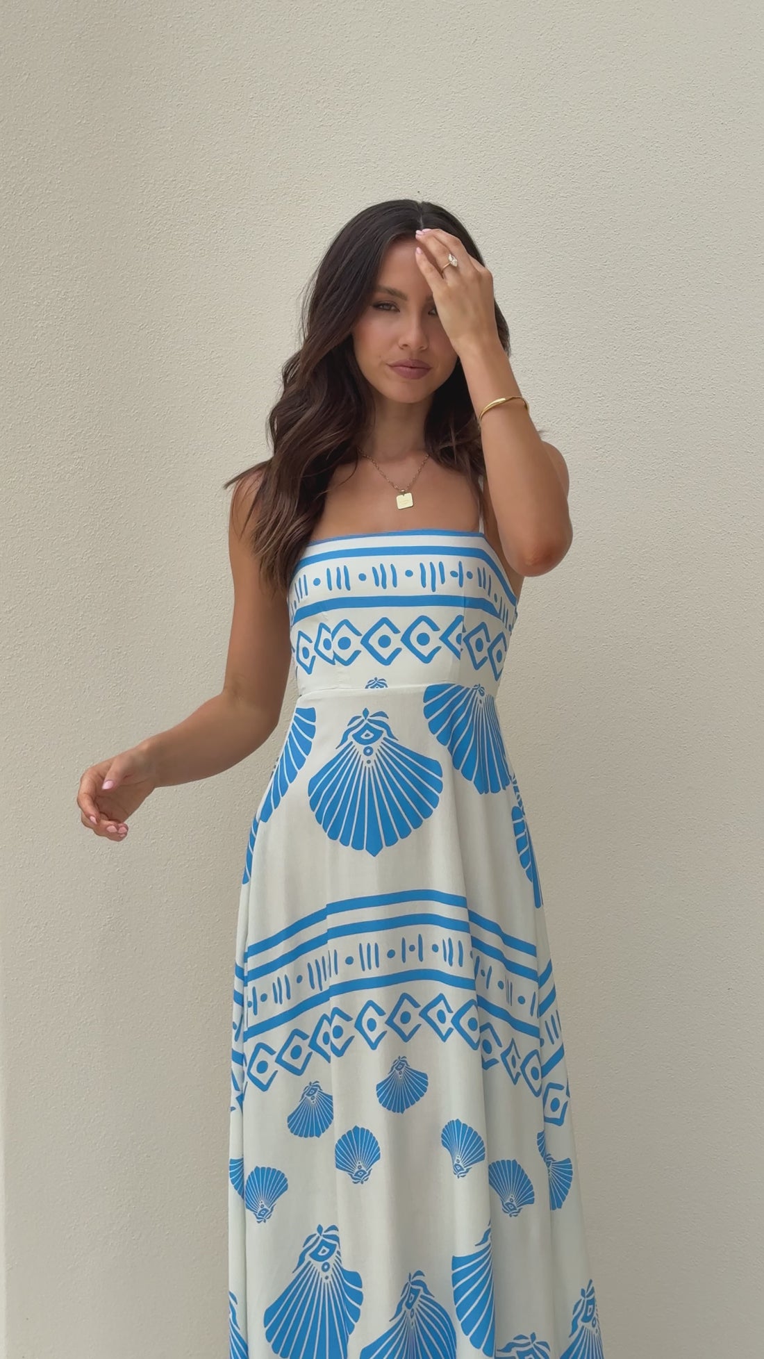 Jaylene Maxi Dress - Sea Shell - Billy J
