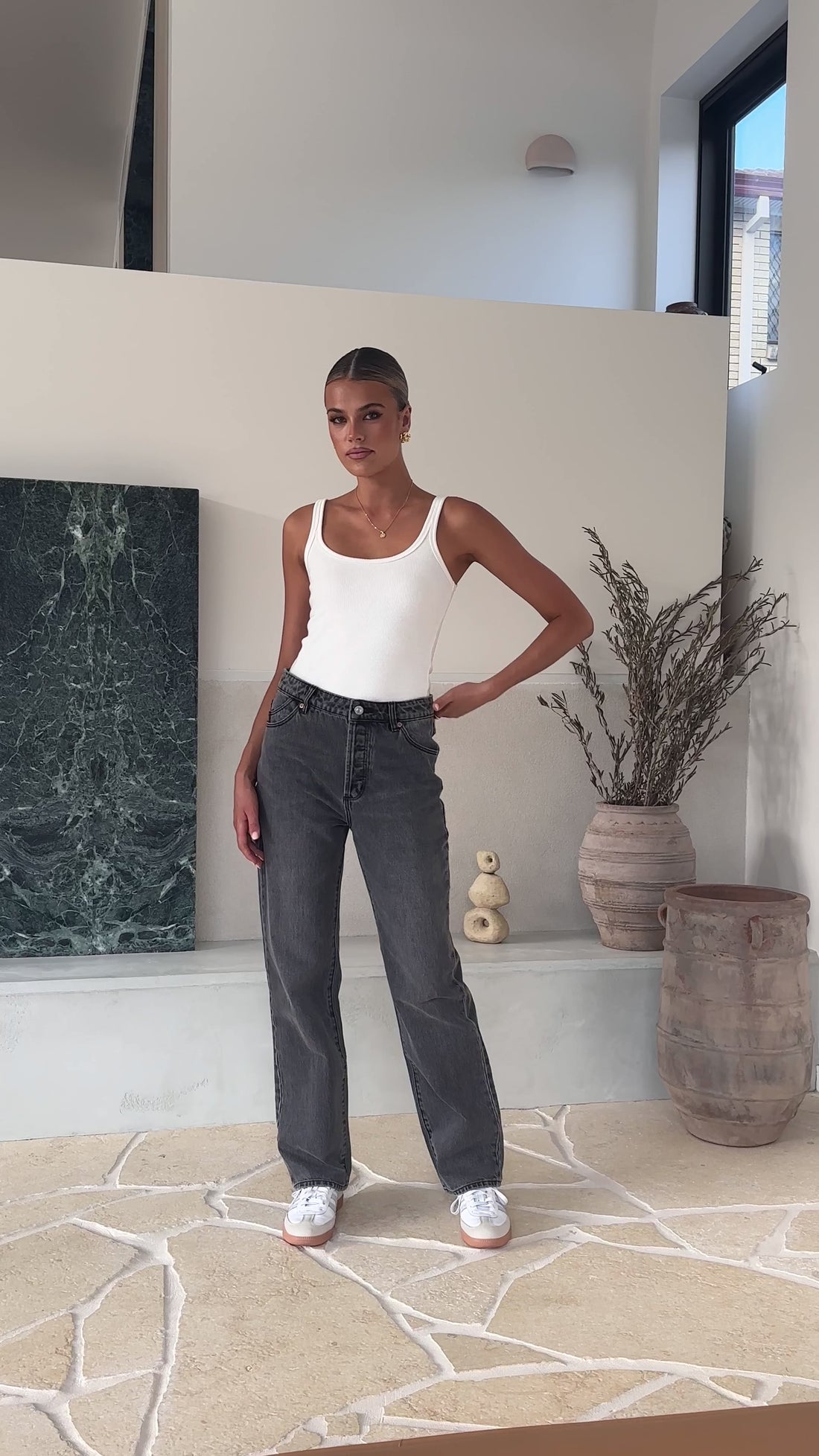 Rollas 90s Relaxed Jean - Vintage Black / Worn Black - Billy J