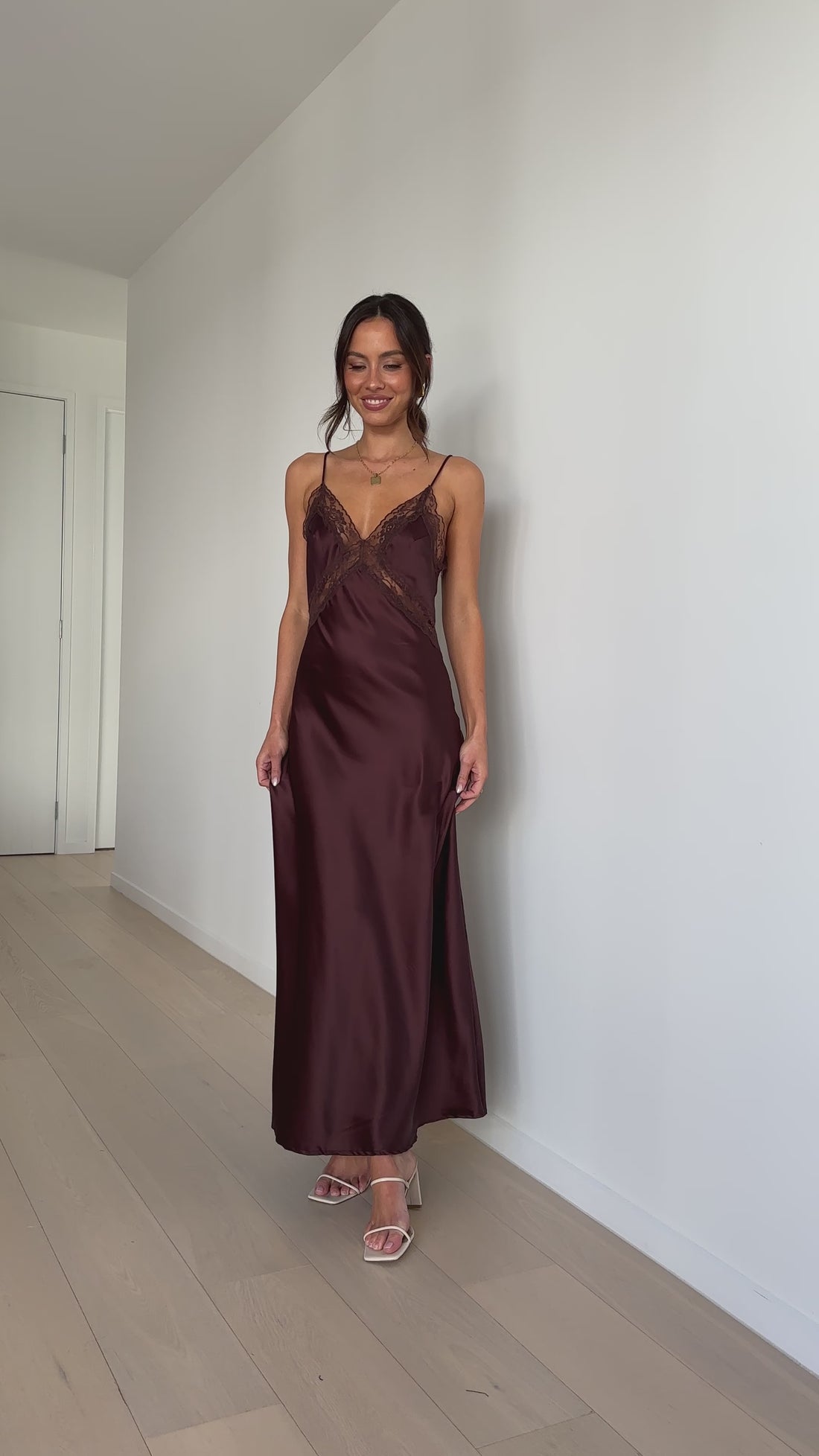 Westley Maxi Dress - Chocolate - Billy J
