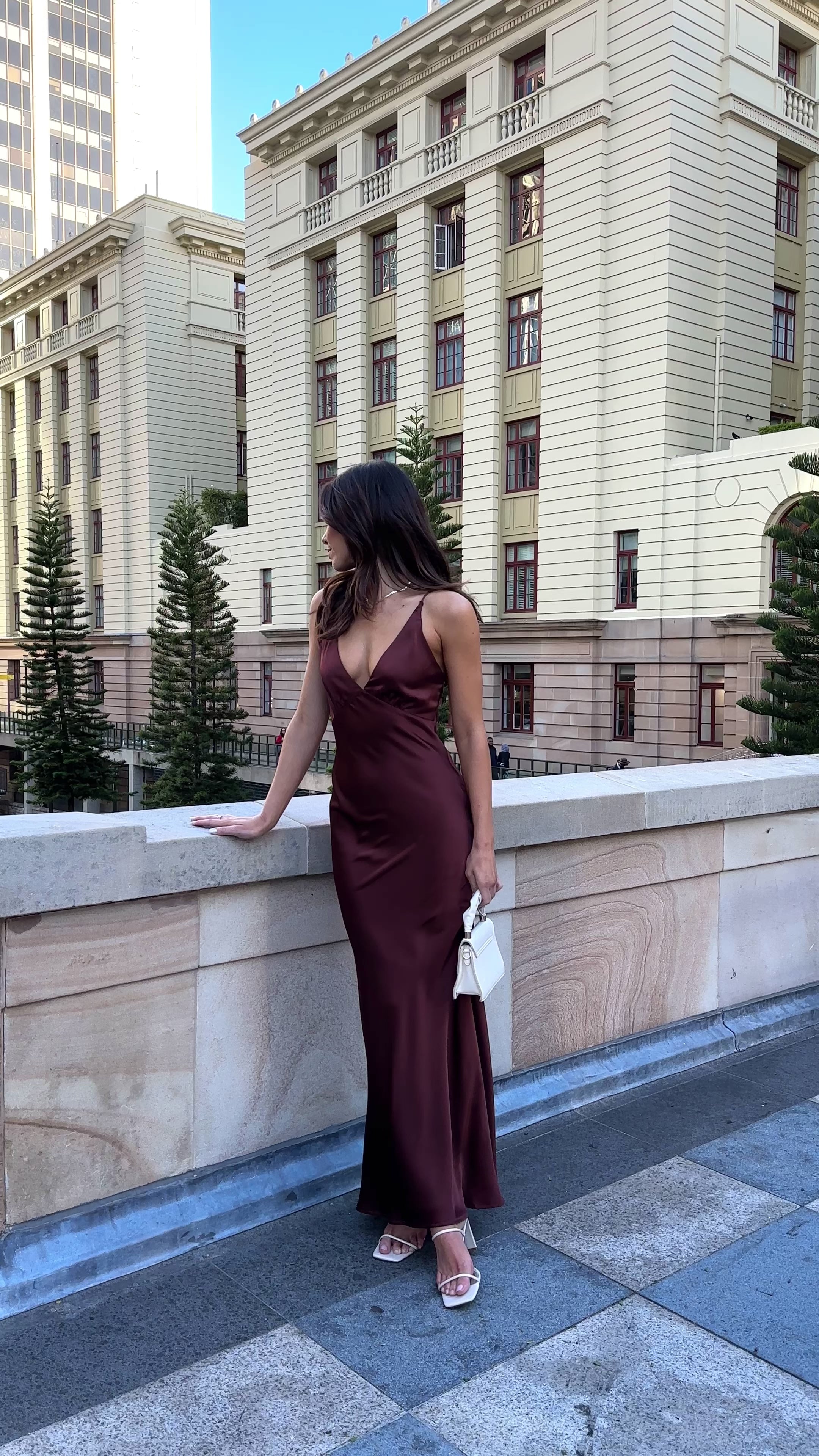 Ziah Maxi Dress - Brown - Billy J