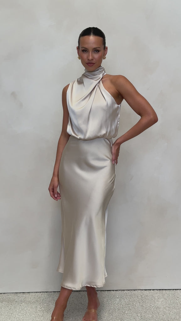 Esther Maxi Dress - Champagne - Billy J