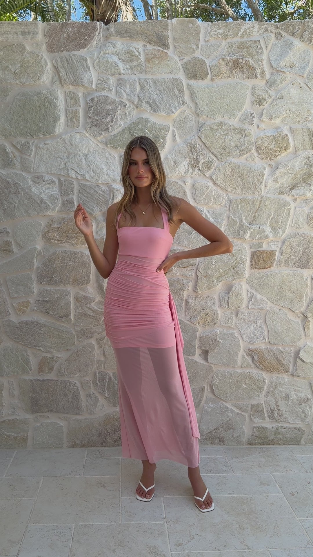Sabi Maxi Dress - Pink - Billy J