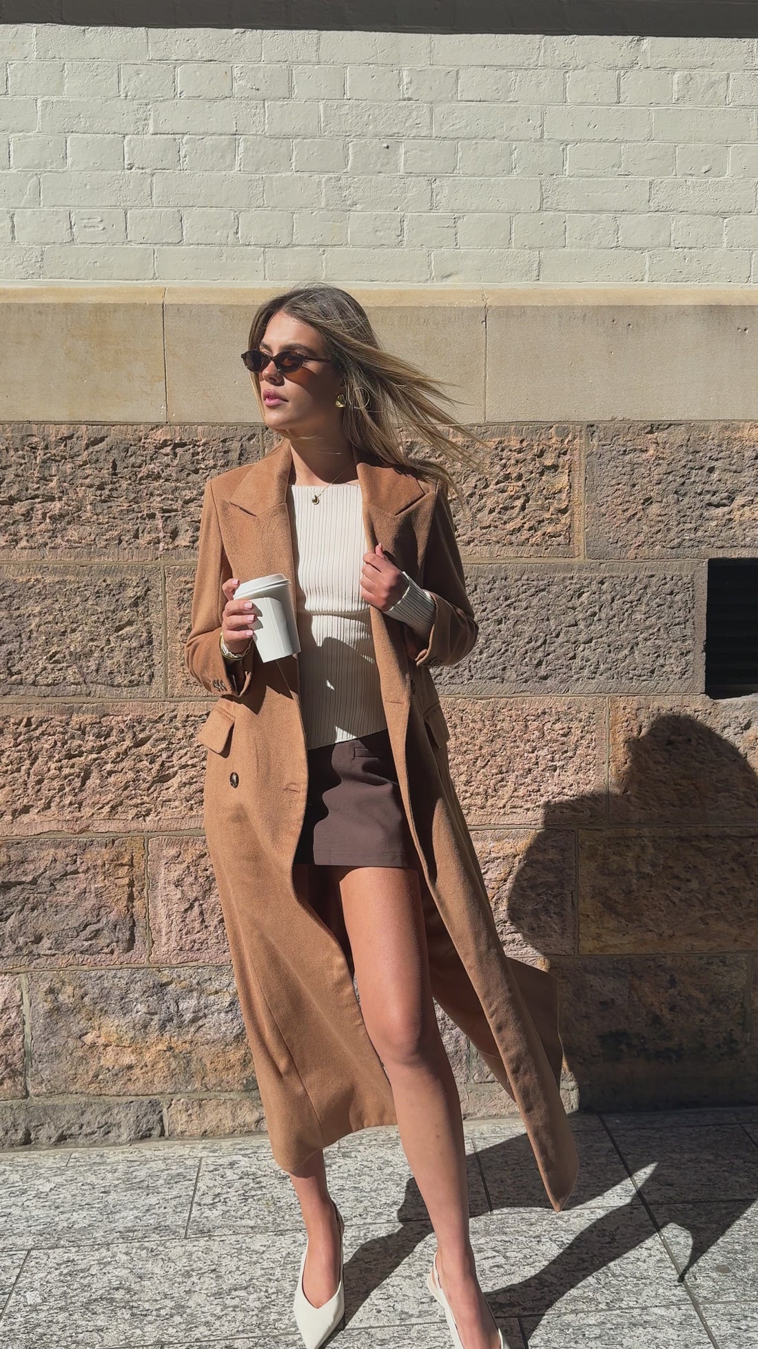 MVN - Lost In New York Coat - Camel - Billy J