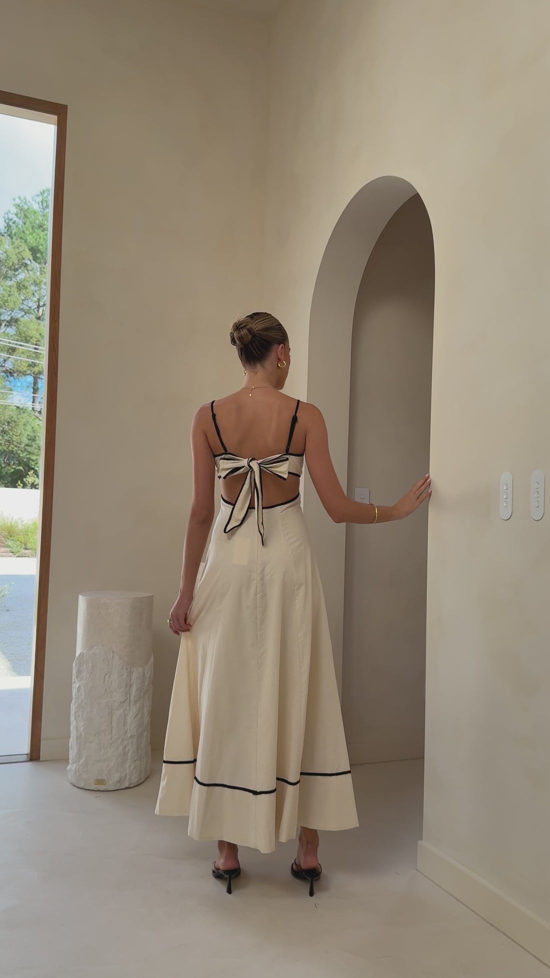 Nereda Maxi Dress - Cream - Billy J