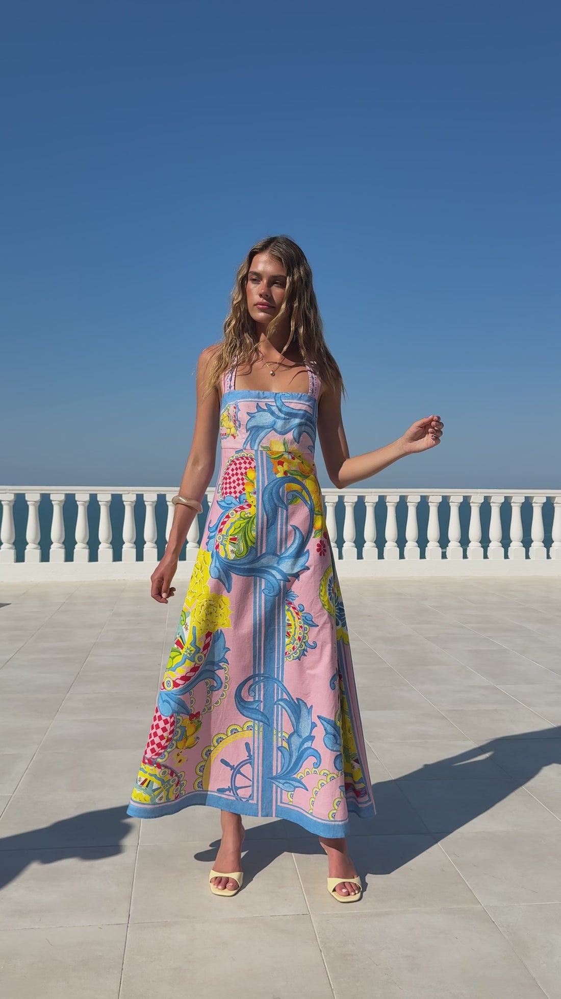 Sella Maxi Dress - Summer in Sicily - Billy J