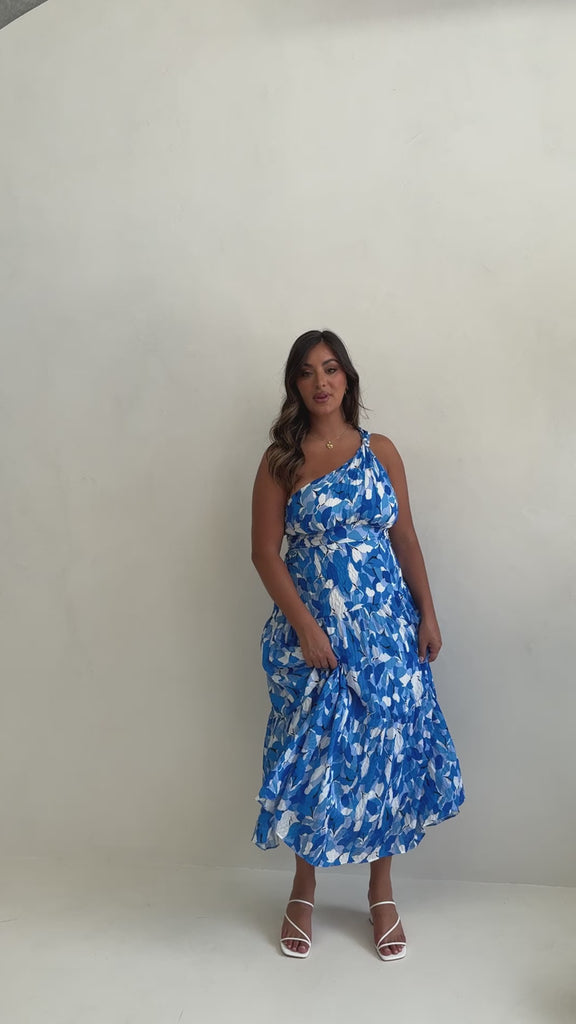 Jayma Maxi Dress - Blue Floral - Billy J