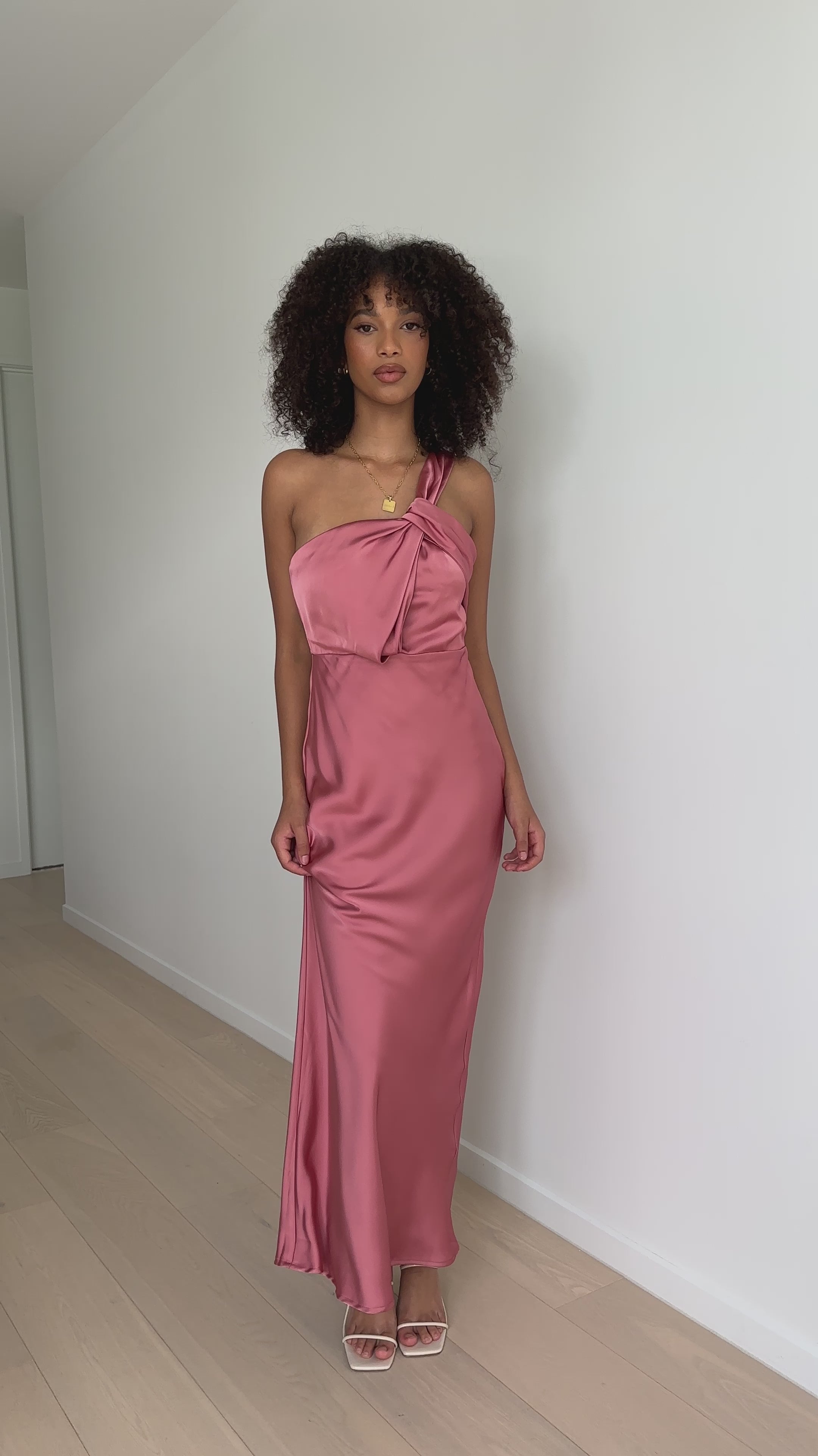 Greta Maxi Dress - Baked Rose - Billy J