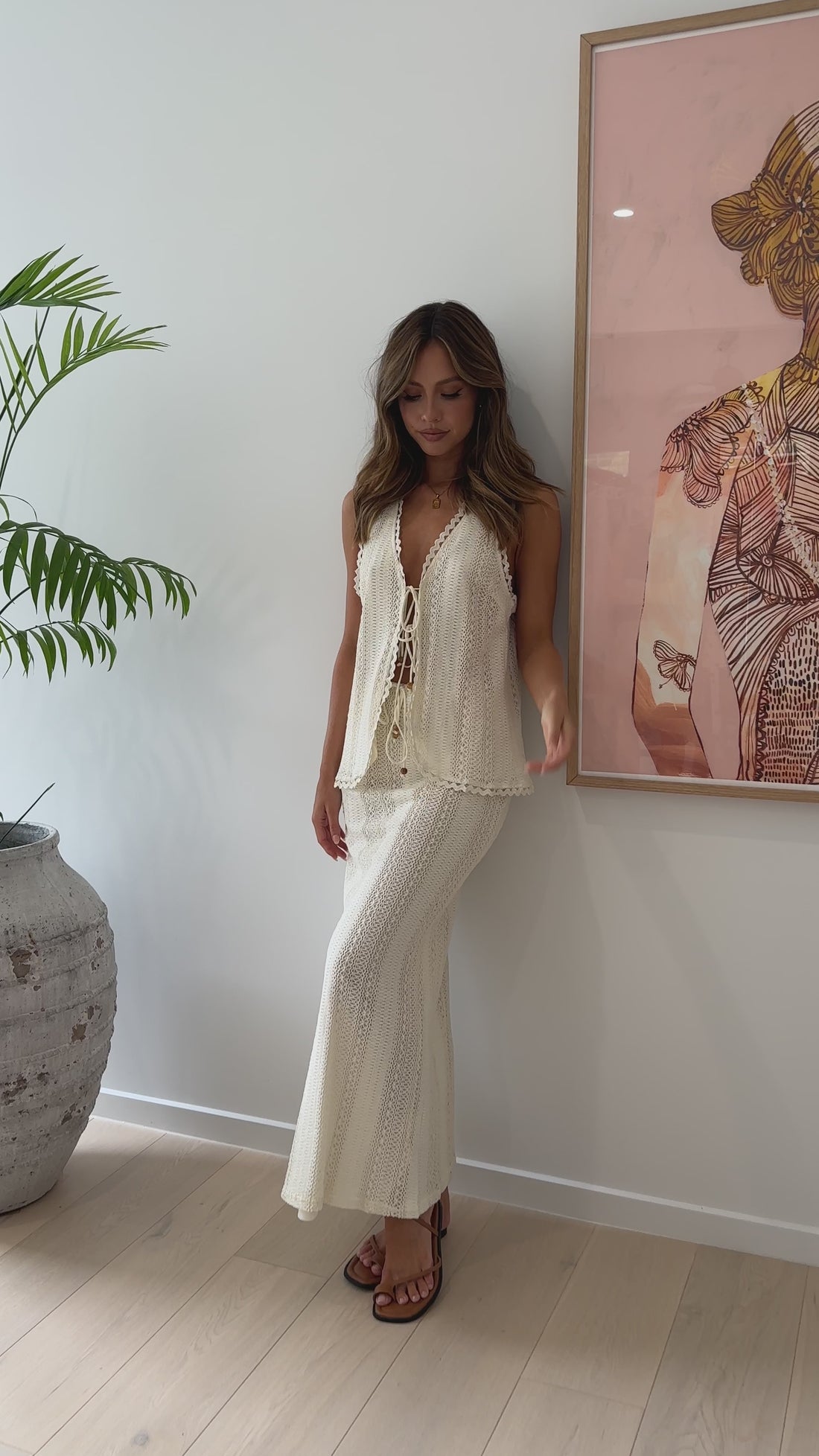 [PD Test] Valonia Maxi Skirt - Beige - Billy J