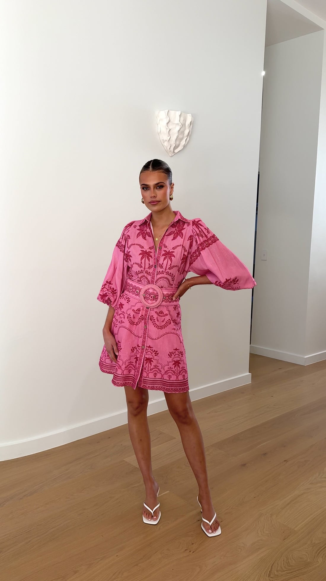 Xander Long Sleeve Mini Dress - Mulberry - Billy J