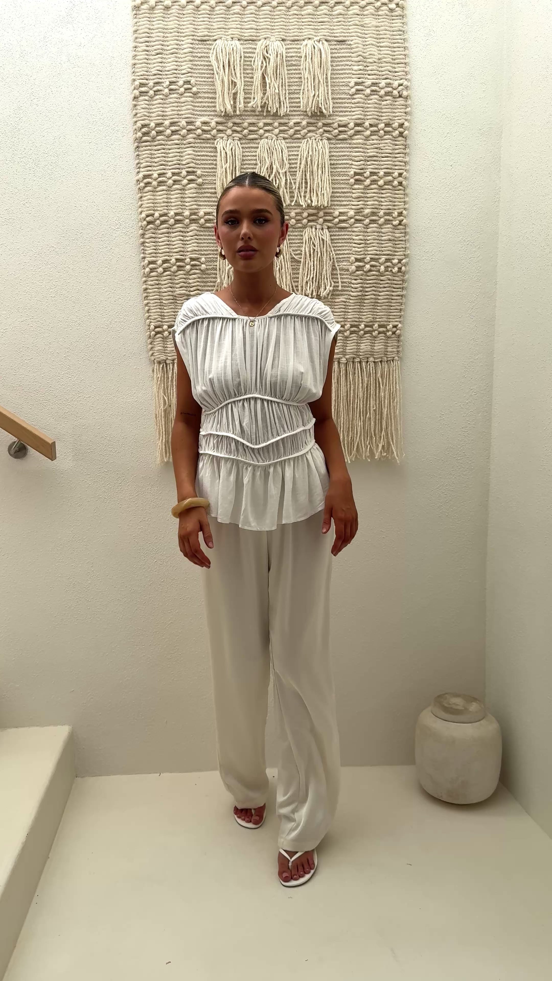 Load video: Amy Top - White - Billy J