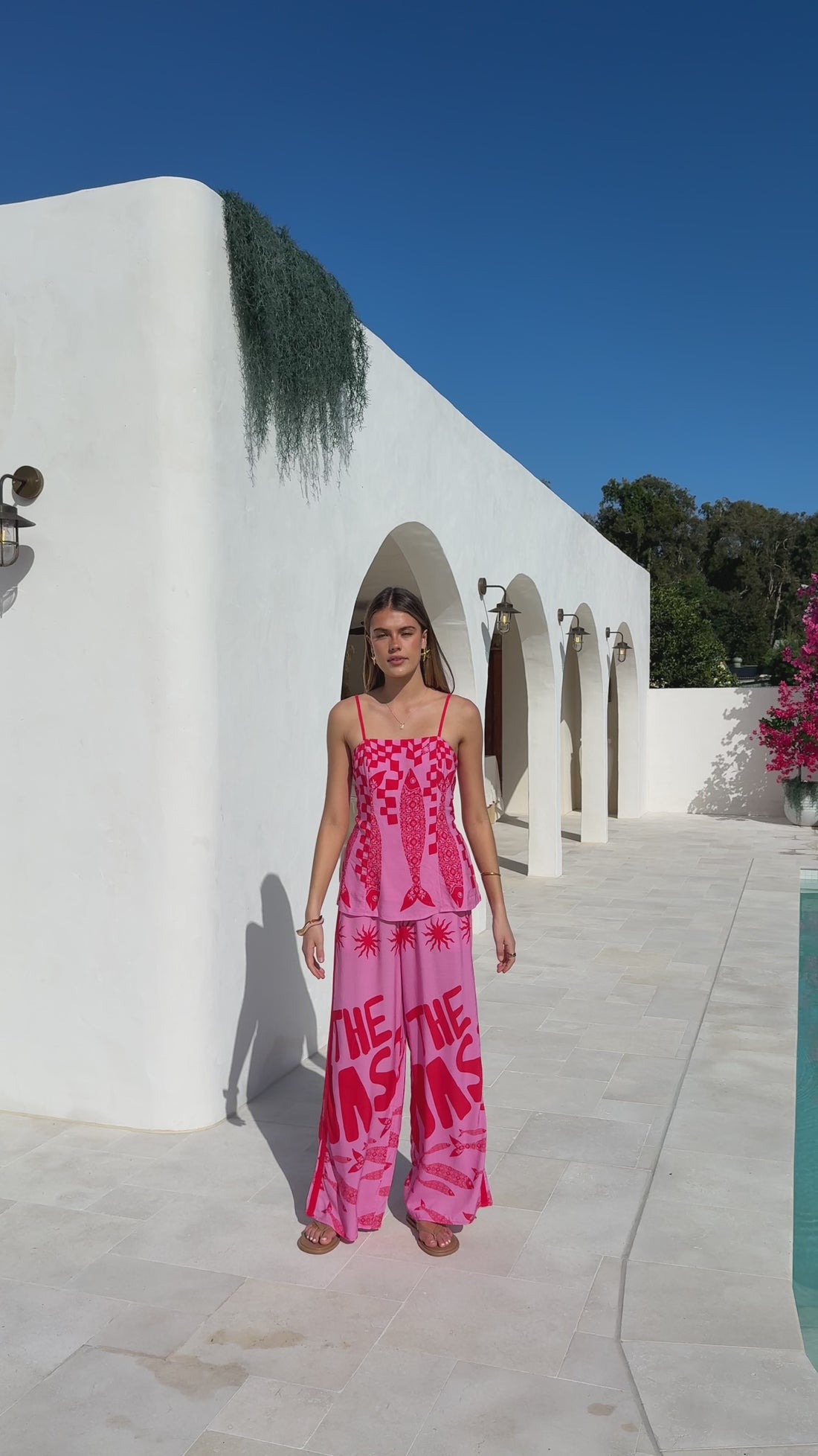 Kerra Top - Pink/Red Tide - Billy J