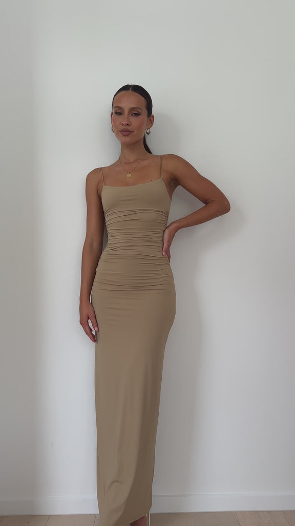 Summer Solstice Maxi Dress - Nude - Billy J