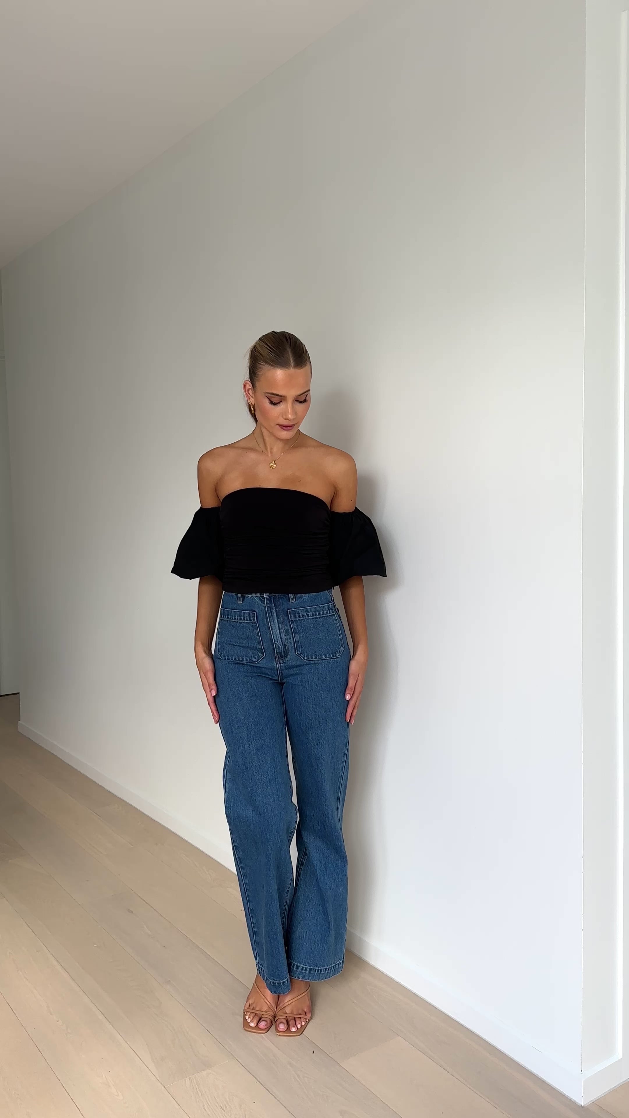 Florence Crop Top - Black - Billy J