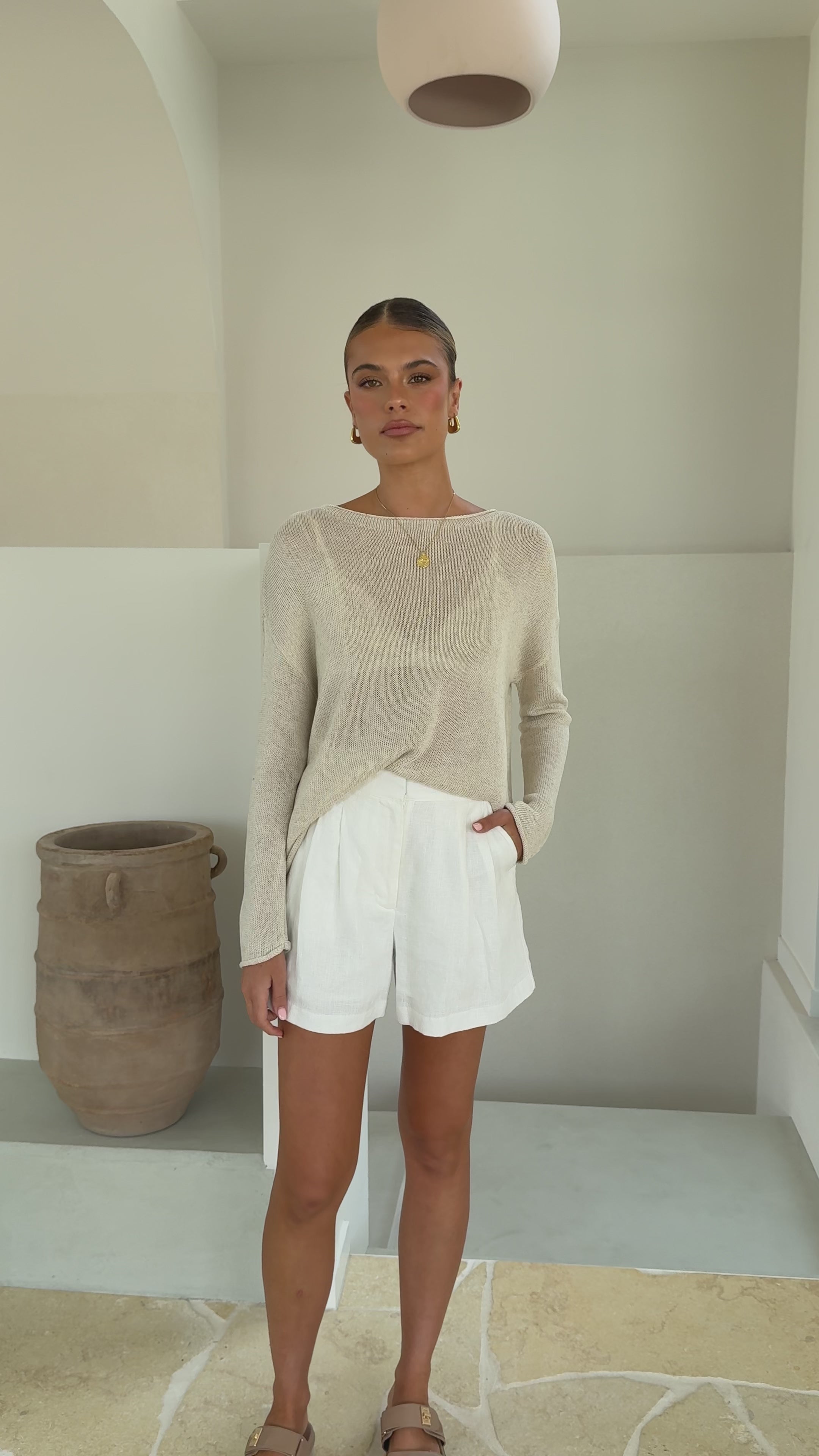 Lakoa Knit Top - Natural - Billy J