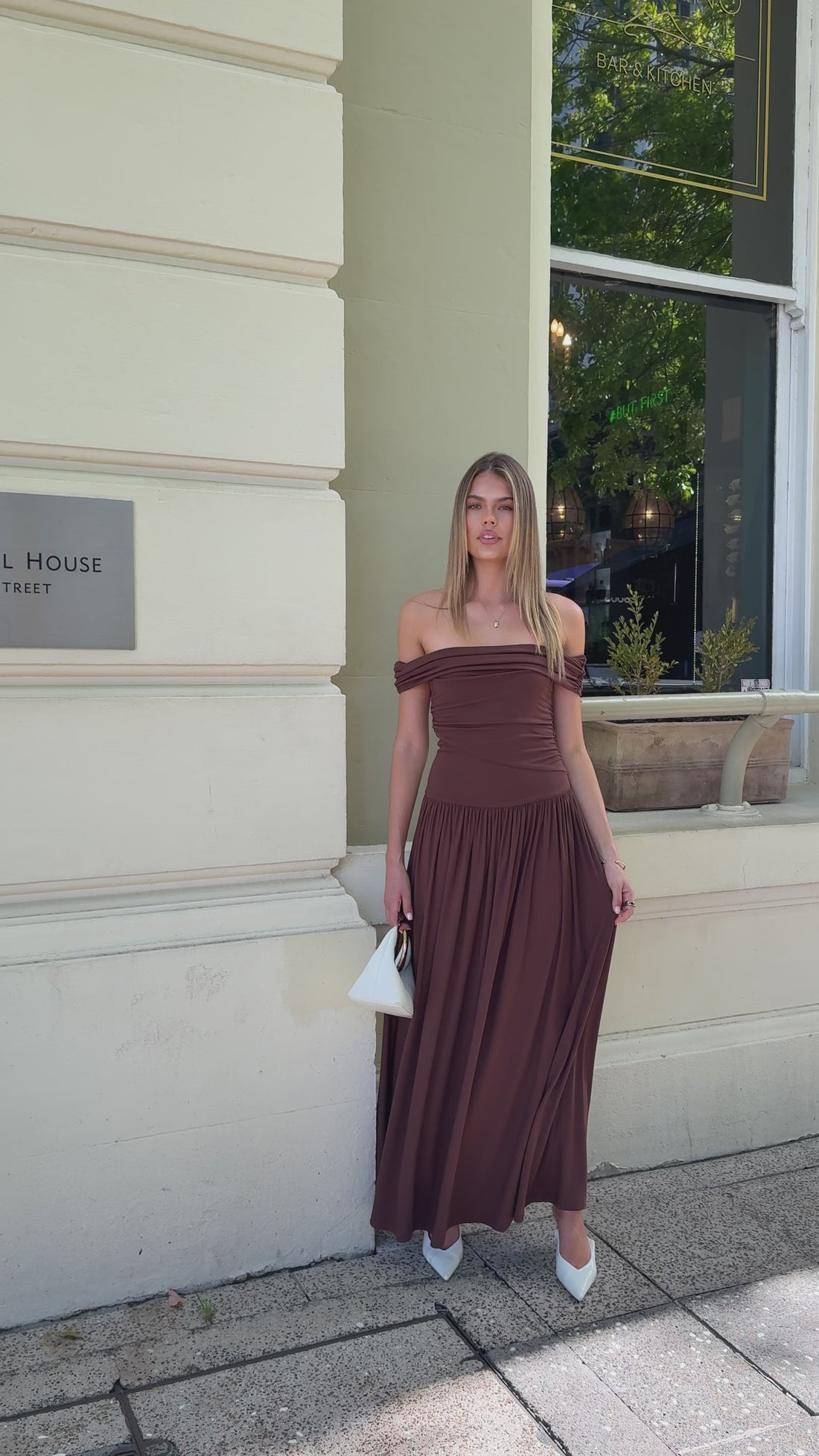 Manalla Maxi Dress - Brown - Billy J