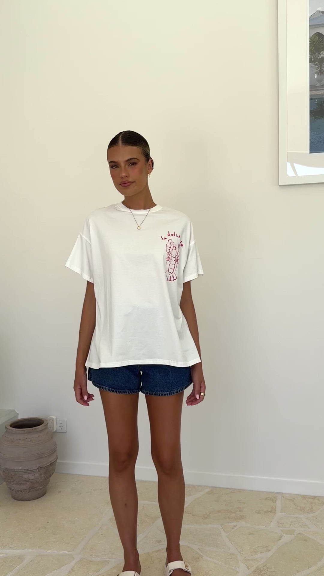 Amalfi Tee - White - Billy J