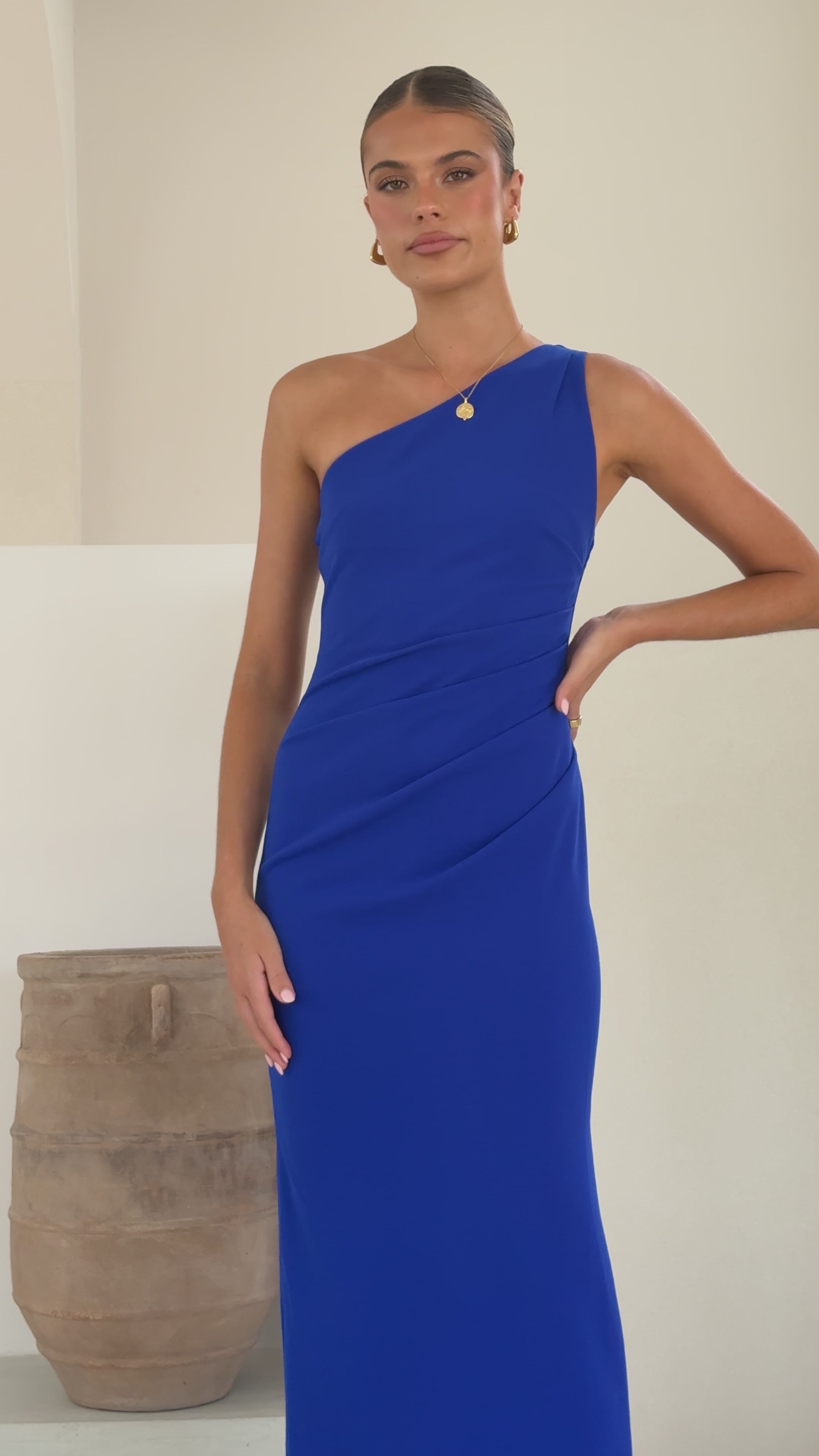 Cataleya Maxi Dress - Cobalt Blue - Billy J