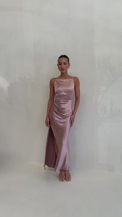 Load and play video in Gallery viewer, Ava Maxi Dress - Dusty Pink - Billy J
