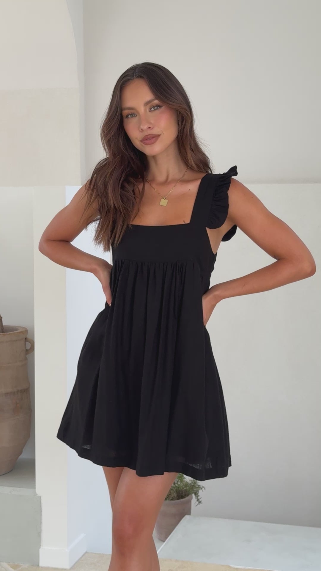 Josifine Dress - Black - Billy J