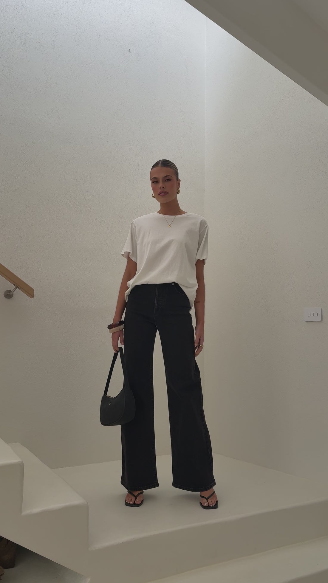 Rollas Sailor Scoop Long Jean - Black Sand - Billy J