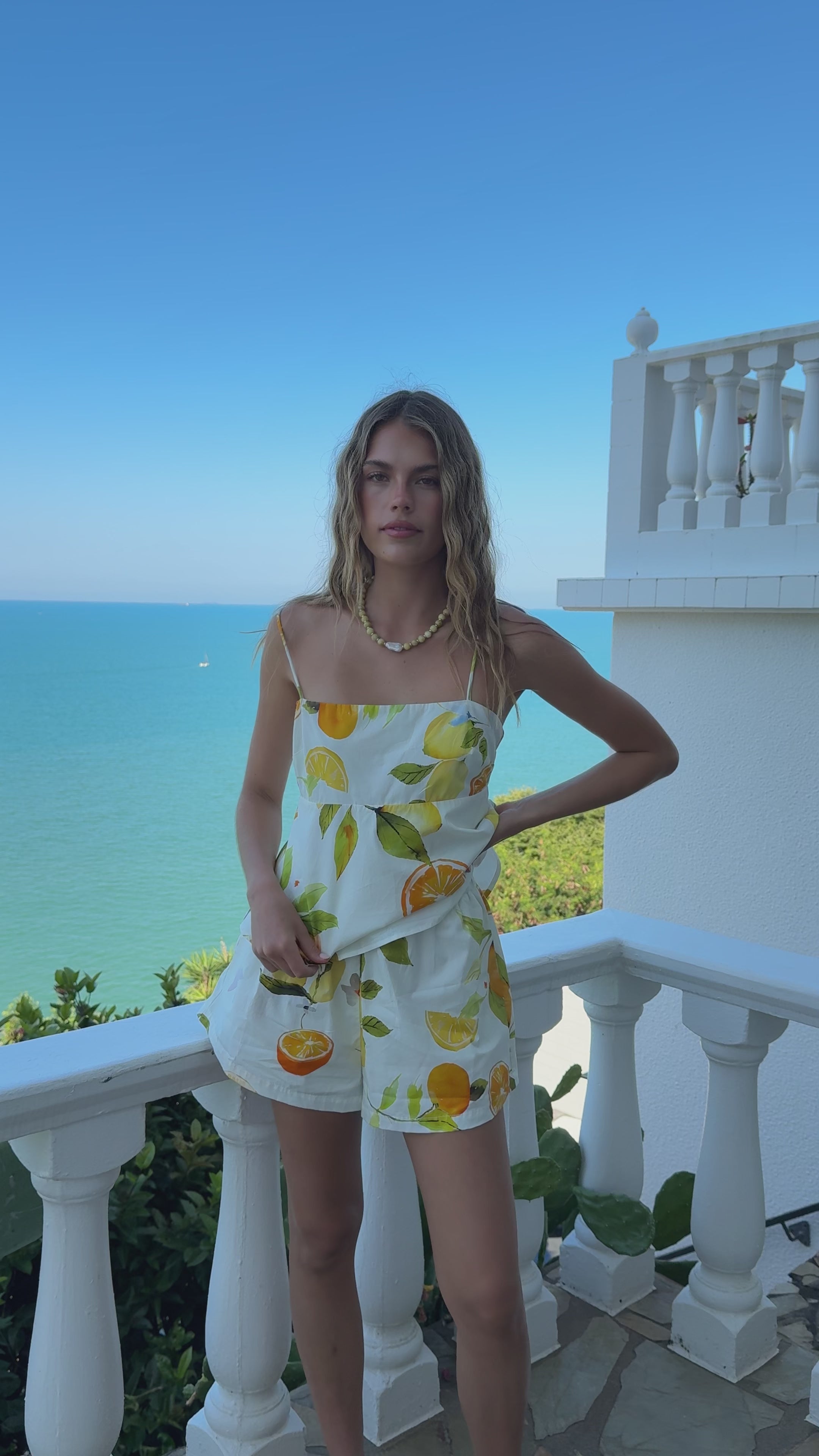 Load video: Marcie Top - Sunshine and Lemons - Billy J