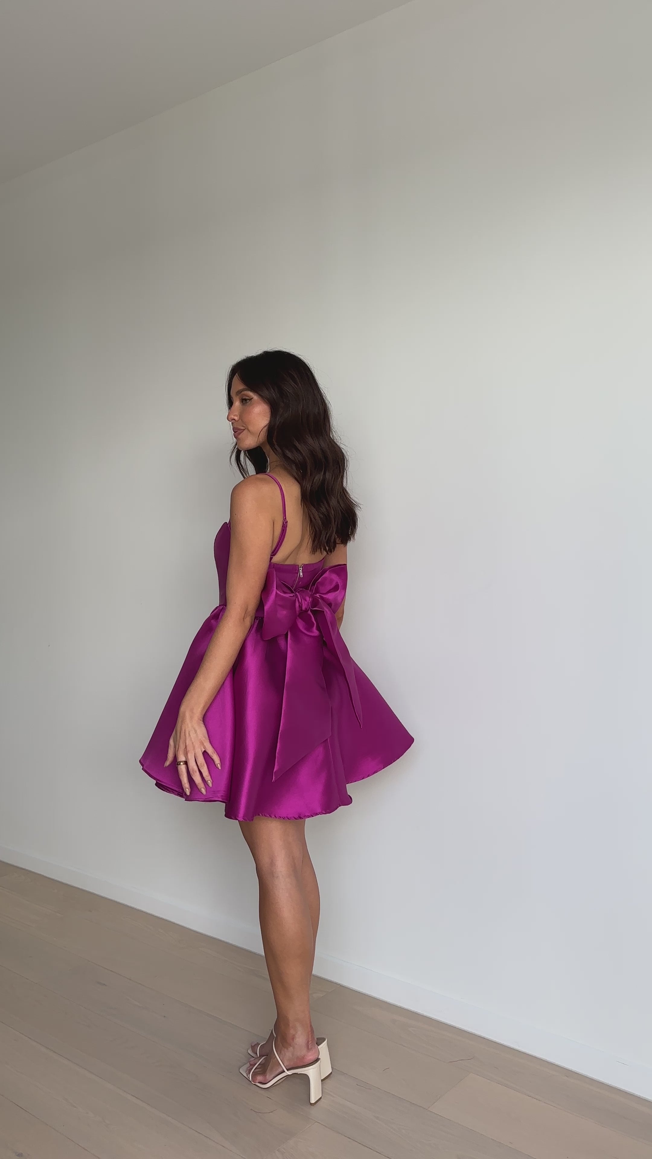 Ichiko Mini Dress - Magenta - Billy J