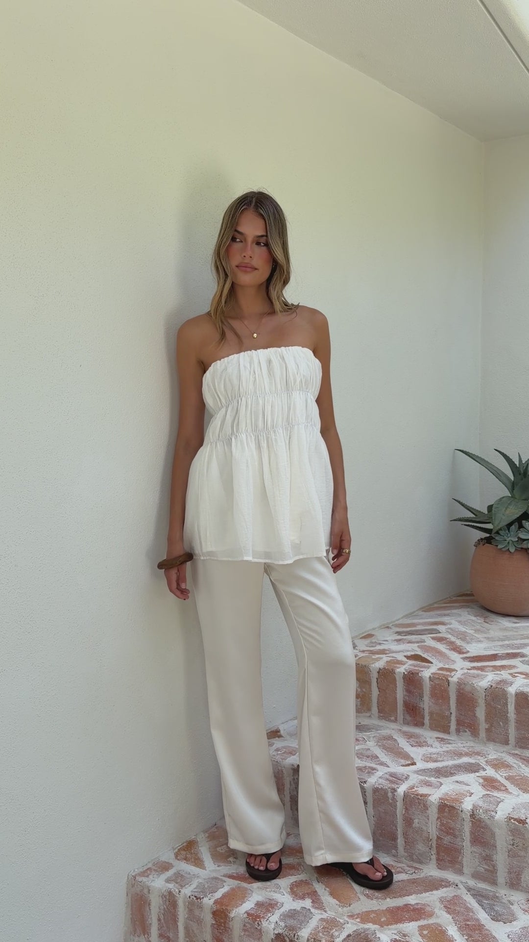 Indiana Top - White - Billy J