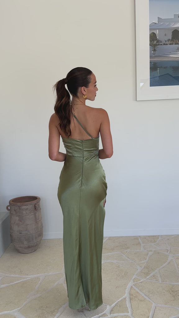 Jenna Maxi Dress - Olive - Billy J