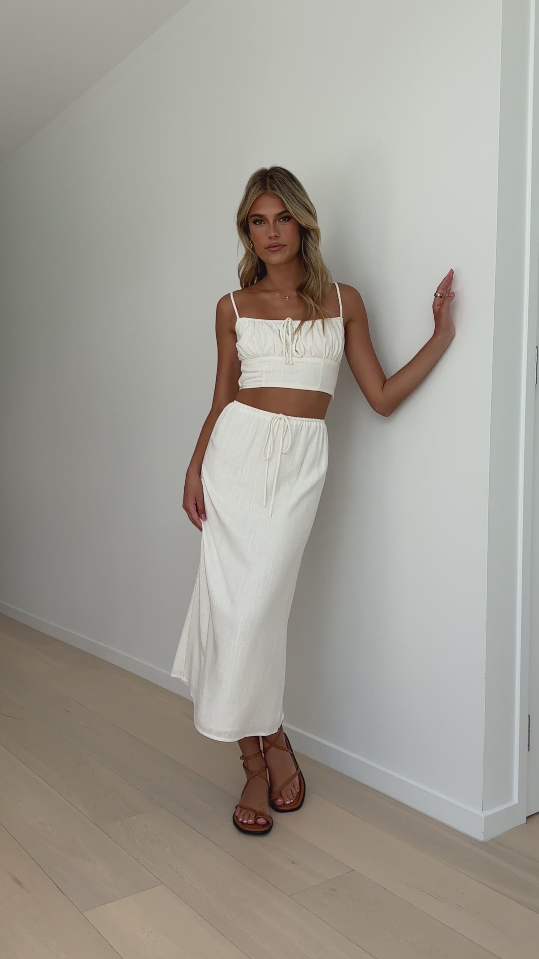 Tafari Crop Top - White - Billy J